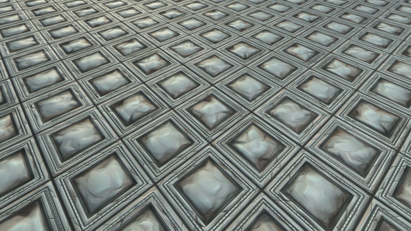 Stylized Wood Tiles Vol 34 - Hand Painted Textures Texture_23