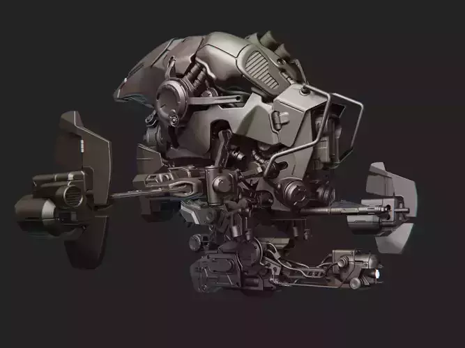 Sci-fi Drone Concept 3D model