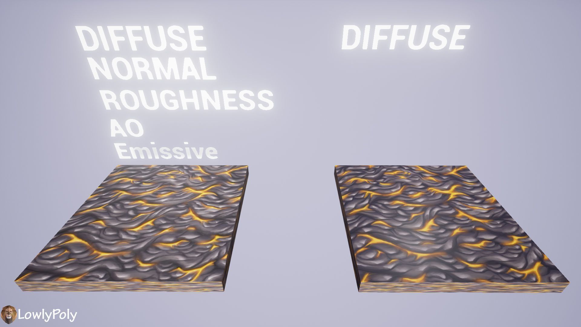 Stylized Lava Vol 35 - Hand Painted Textures Texture_19