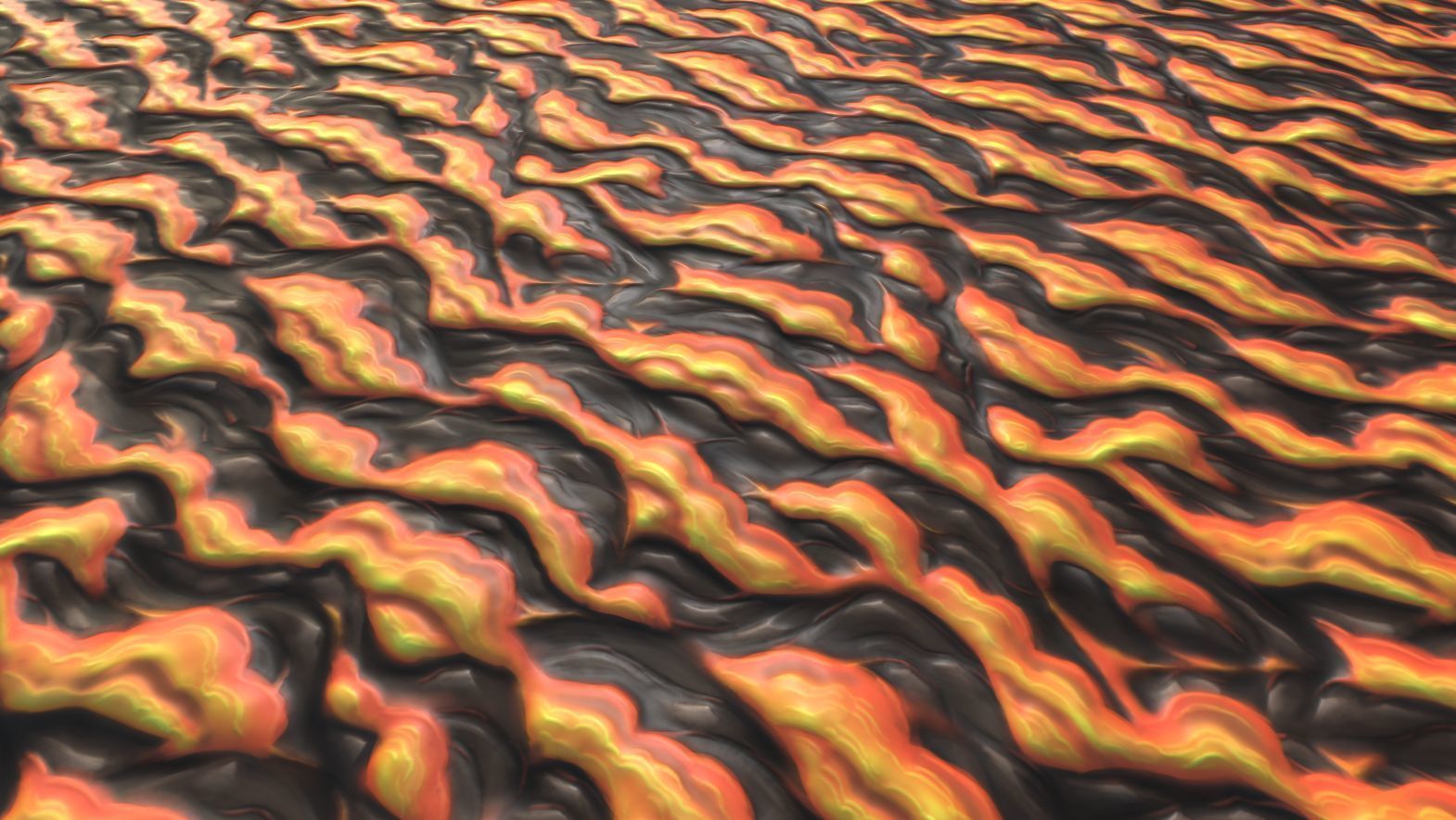 Stylized Lava Vol 35 - Hand Painted Textures Texture_25
