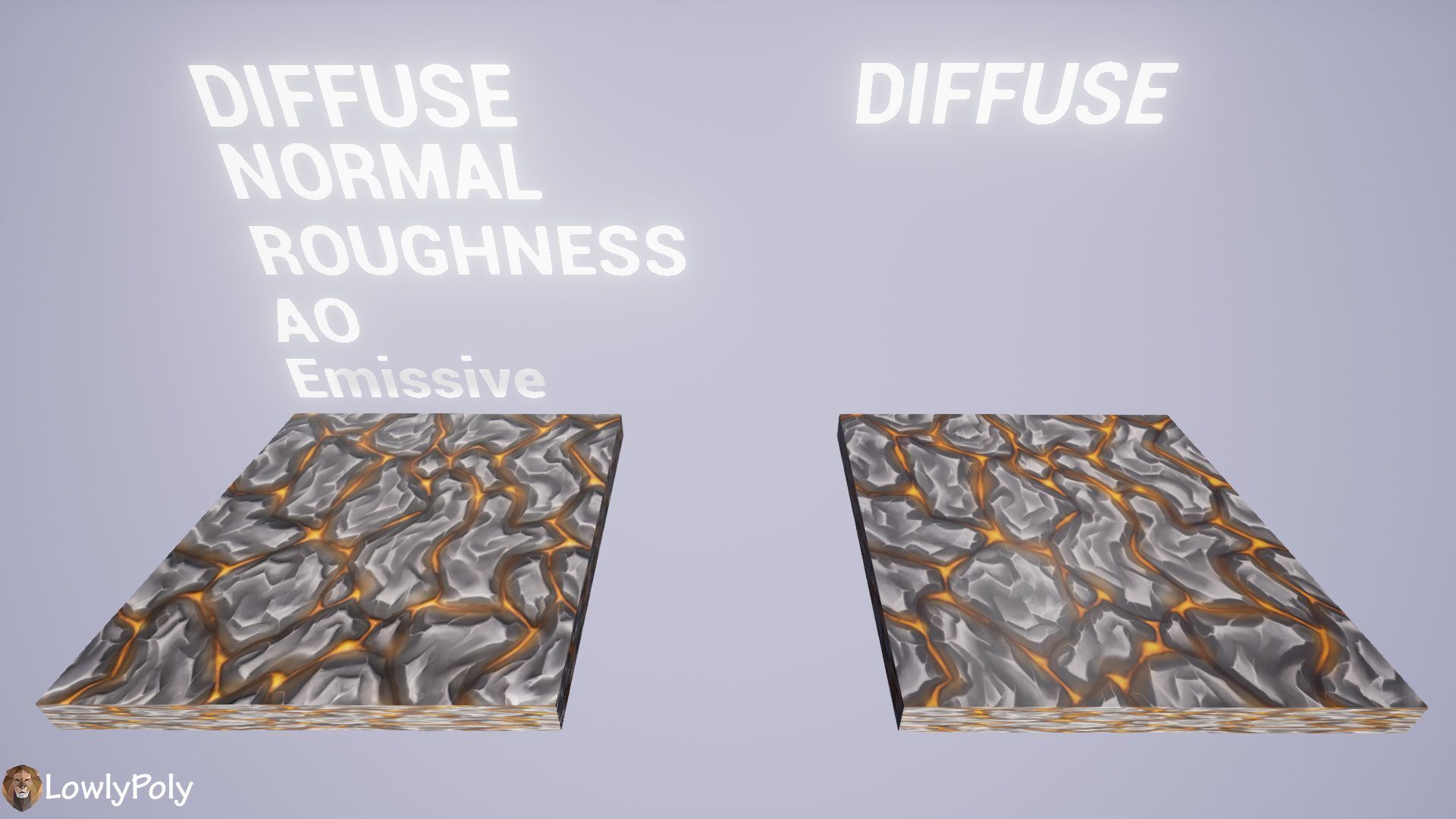 Stylized Lava Vol 35 - Hand Painted Textures Texture_20