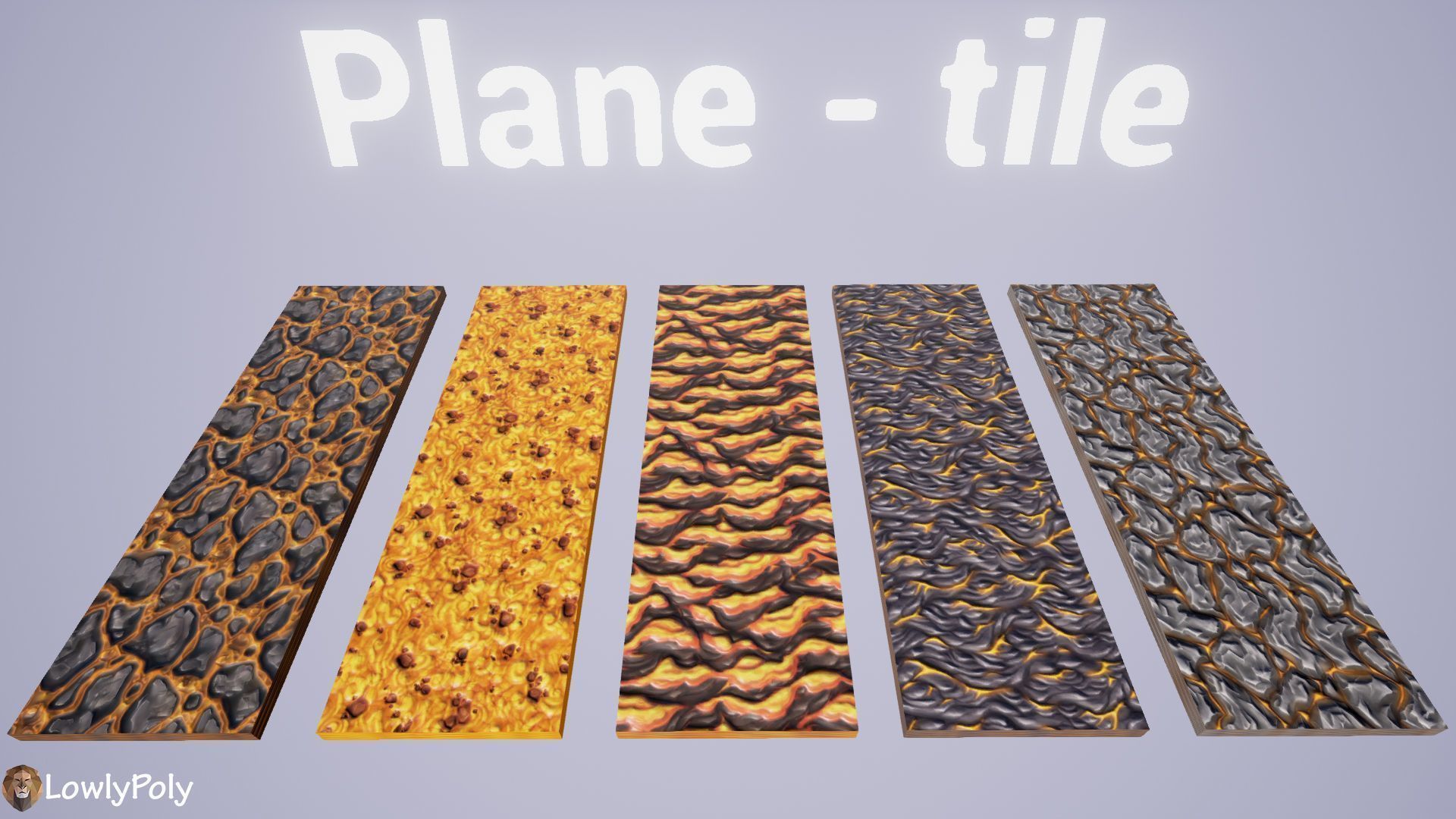 Stylized Lava Vol 35 - Hand Painted Textures Texture_15