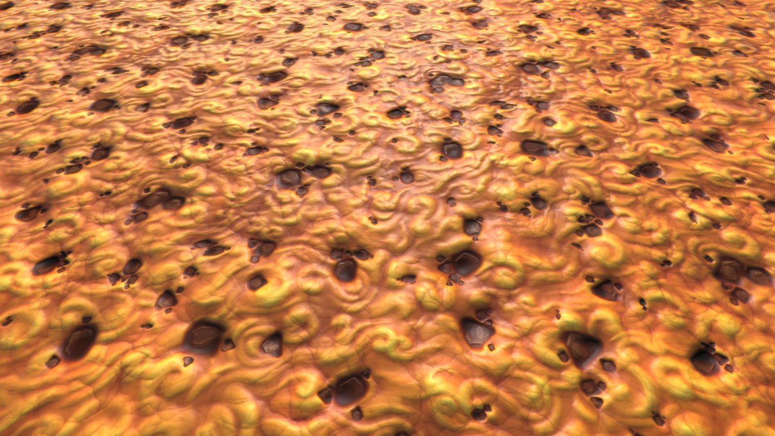 Stylized Lava Vol 35 - Hand Painted Textures Texture_21