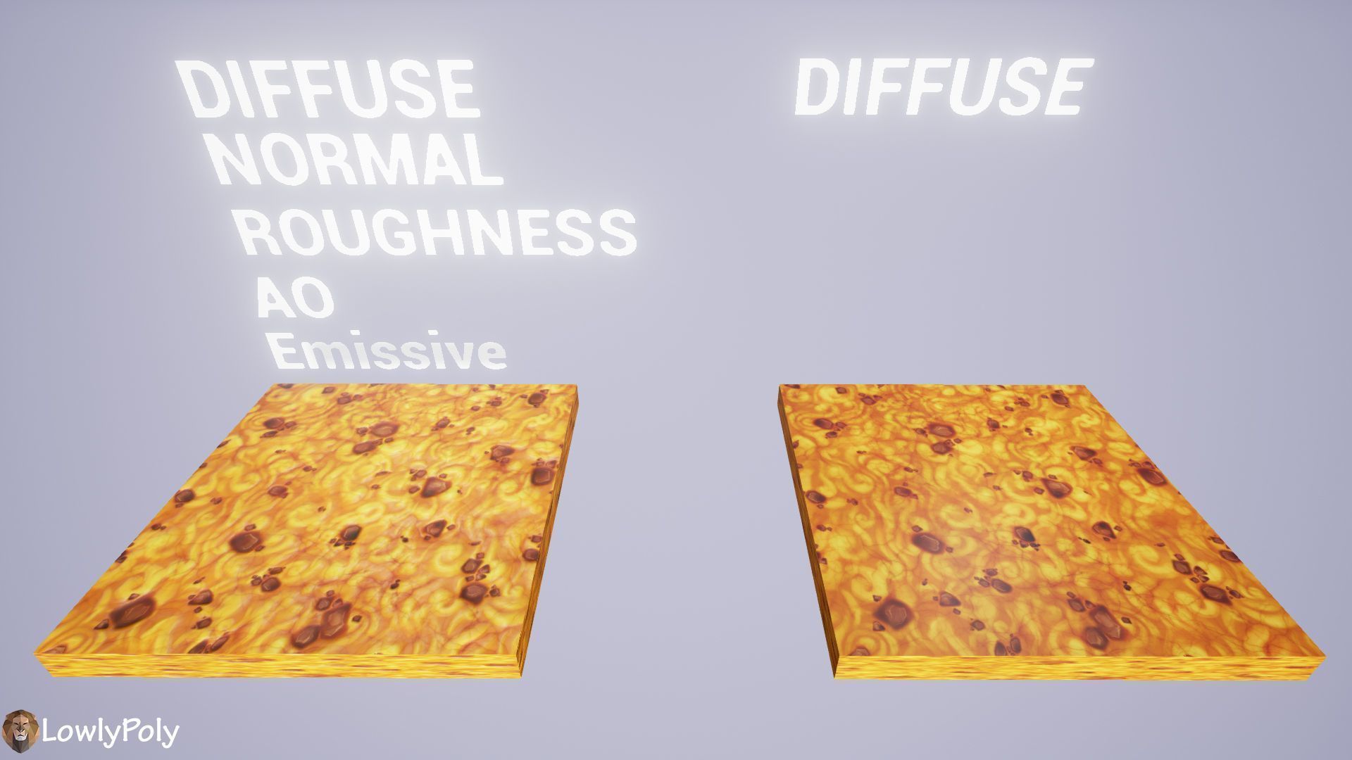 Stylized Lava Vol 35 - Hand Painted Textures Texture_17