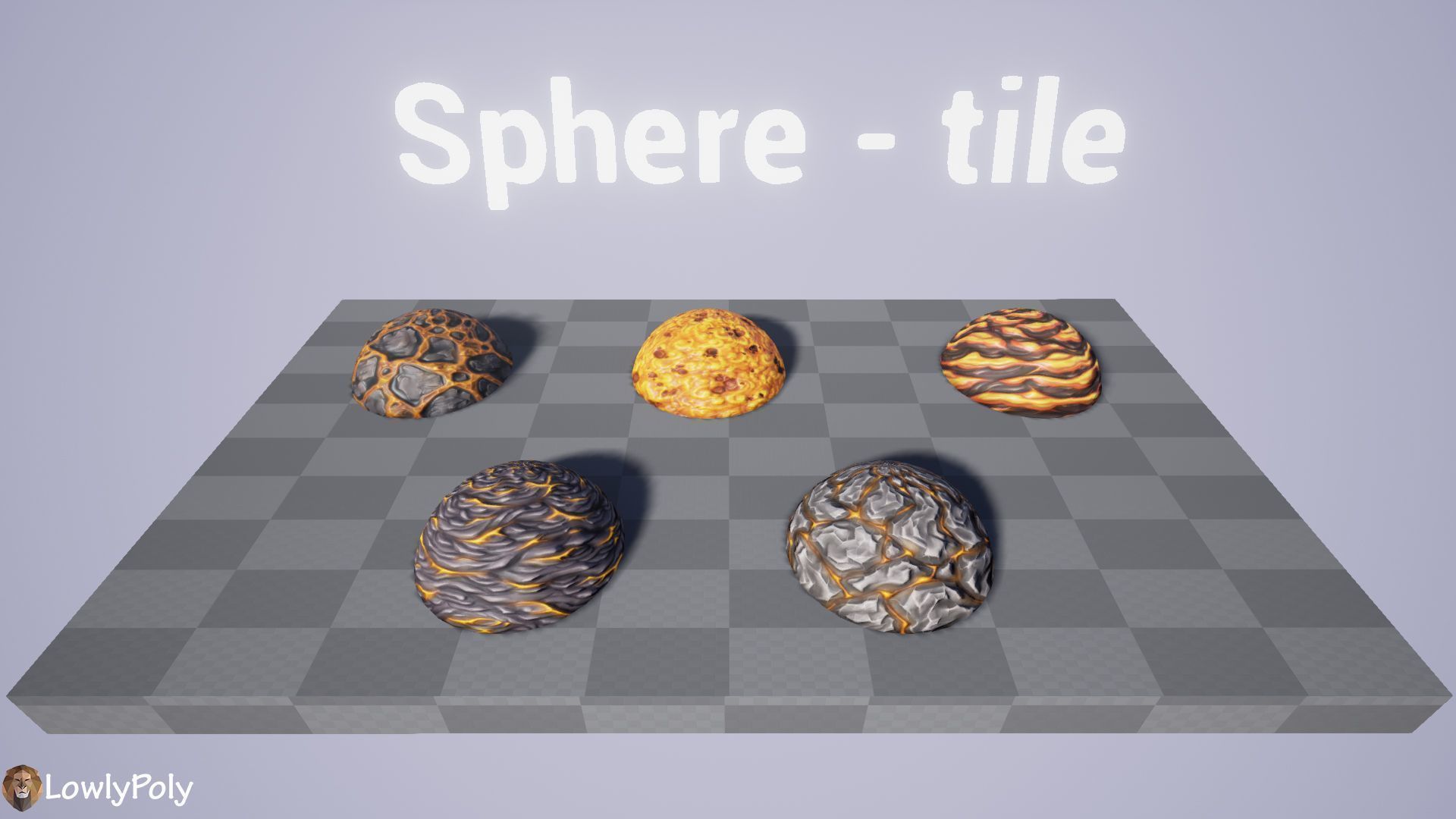 Stylized Lava Vol 35 - Hand Painted Textures Texture_14