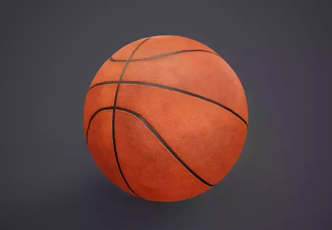 Basketball Ball PBR Game Ready Low-poly 3D model