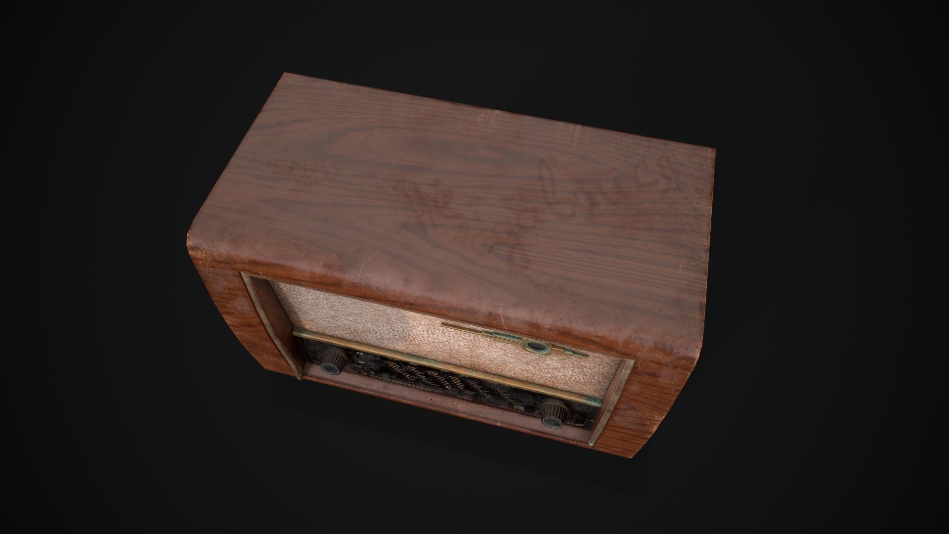 Radio Planet 52 Low-poly 3D model_6