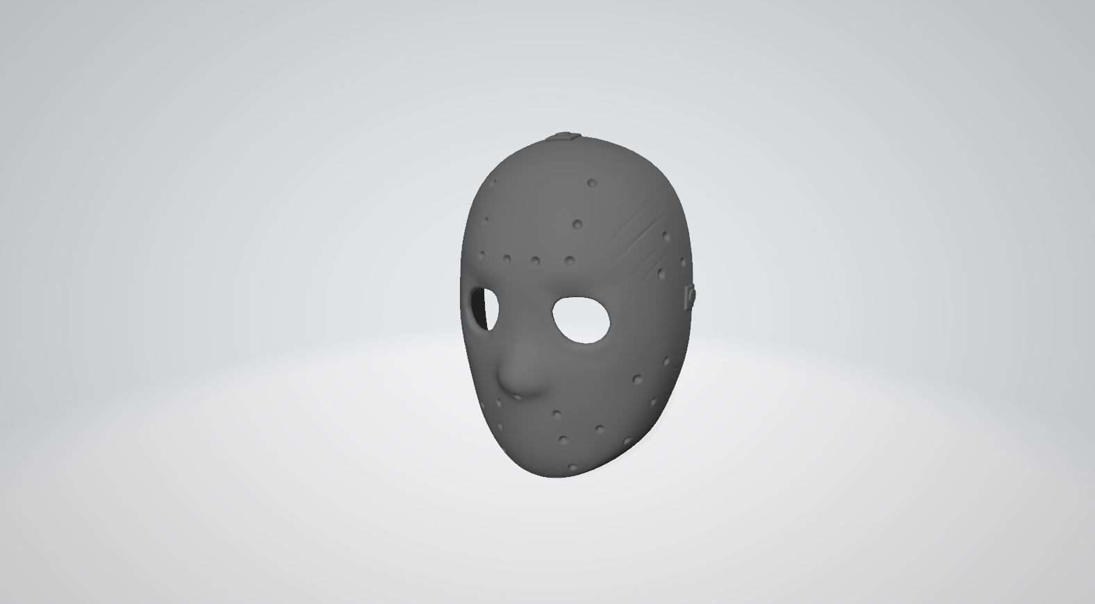 Hockey Mask Low-poly 3D model_22