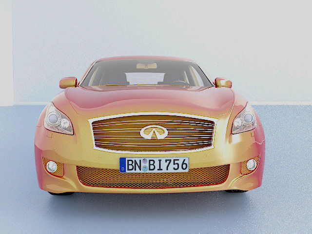 Infinity M56S car model Low-poly 3D model_1