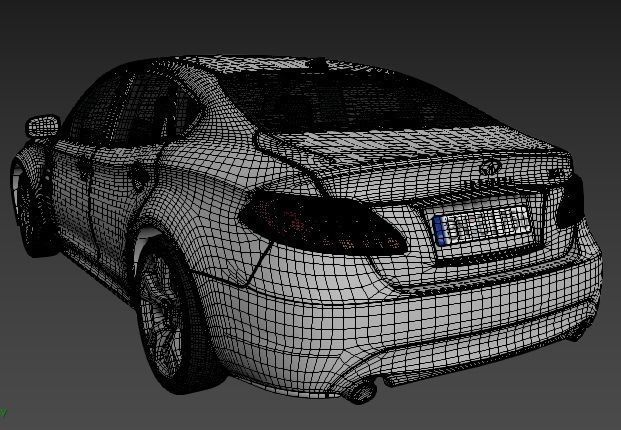 Infinity M56S car model Low-poly 3D model_7