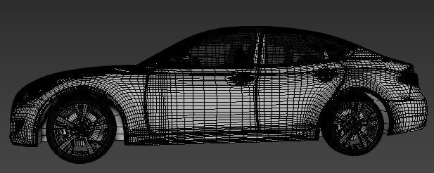 Infinity M56S car model Low-poly 3D model_6