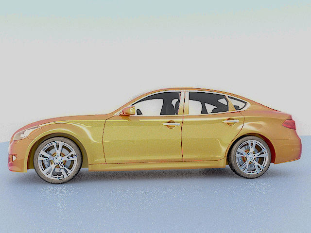 Infinity M56S car model Low-poly 3D model_2