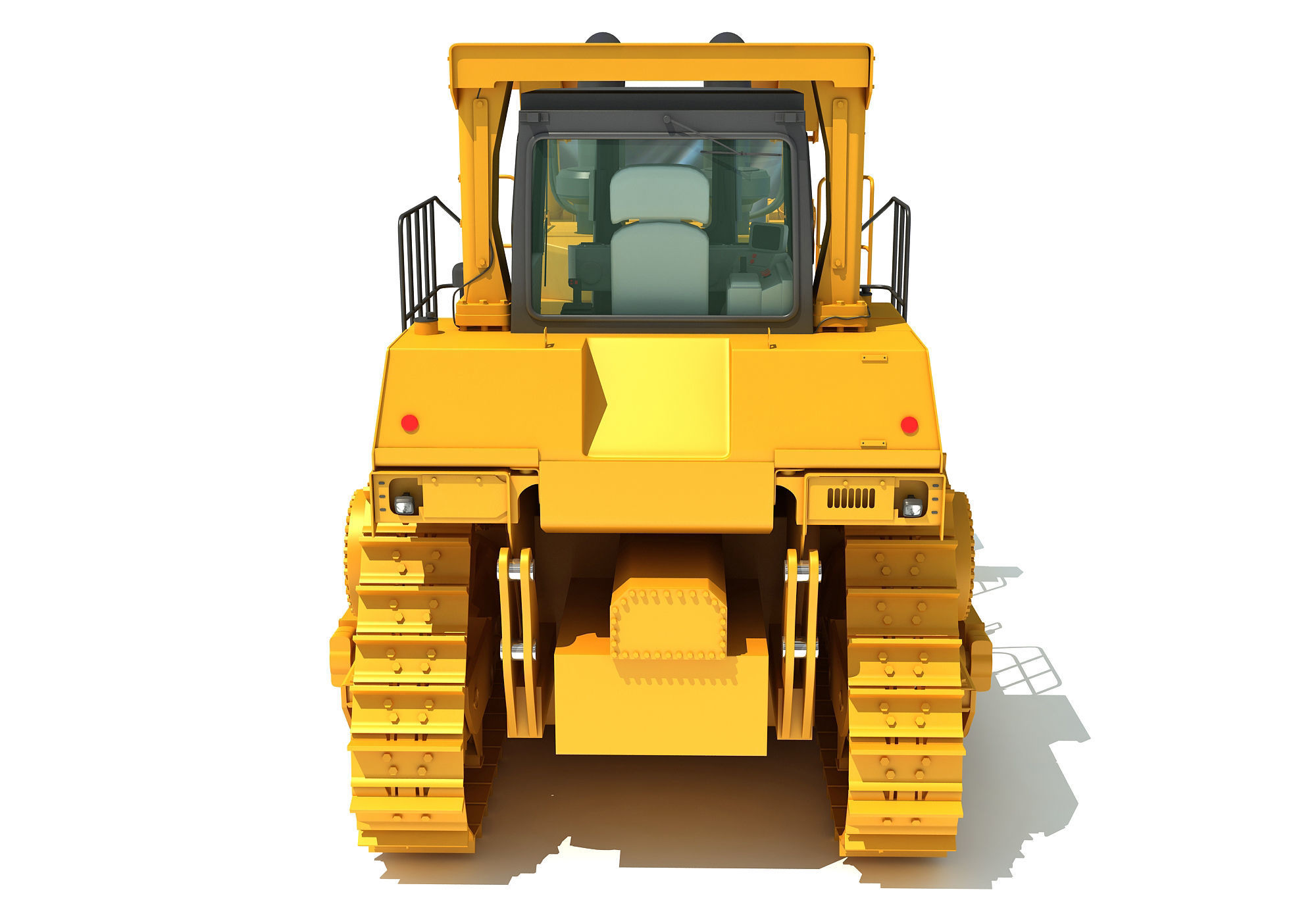 Bulldozer 3D model_4