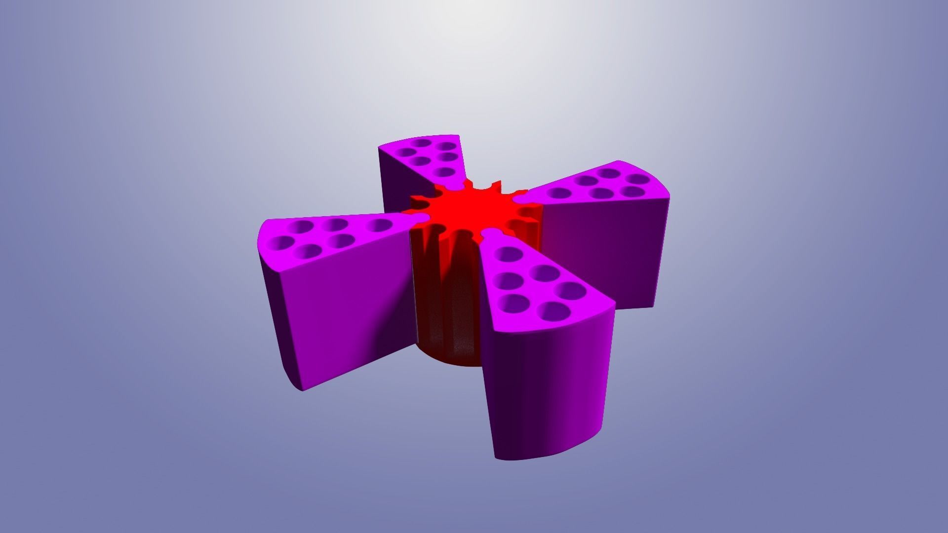 pensil box in office 3D print model_3