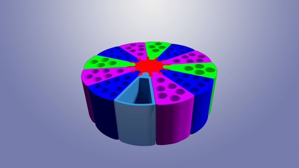 pensil box in office 3D print model_1