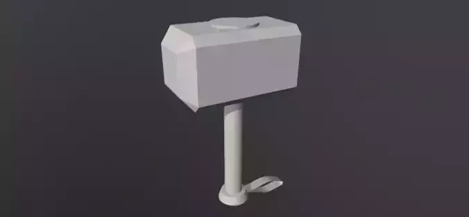 Mjolnir toilet Free 3D model