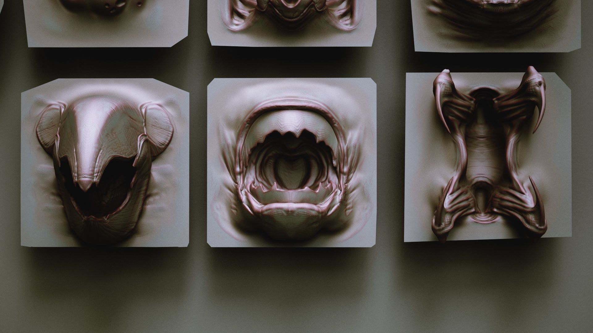 MOUTHS - 40 ZBrush VDMs and 5 bonus variations 3D model_15