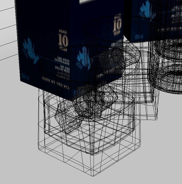 Talisker Whiskey  and Glass 3D model_14