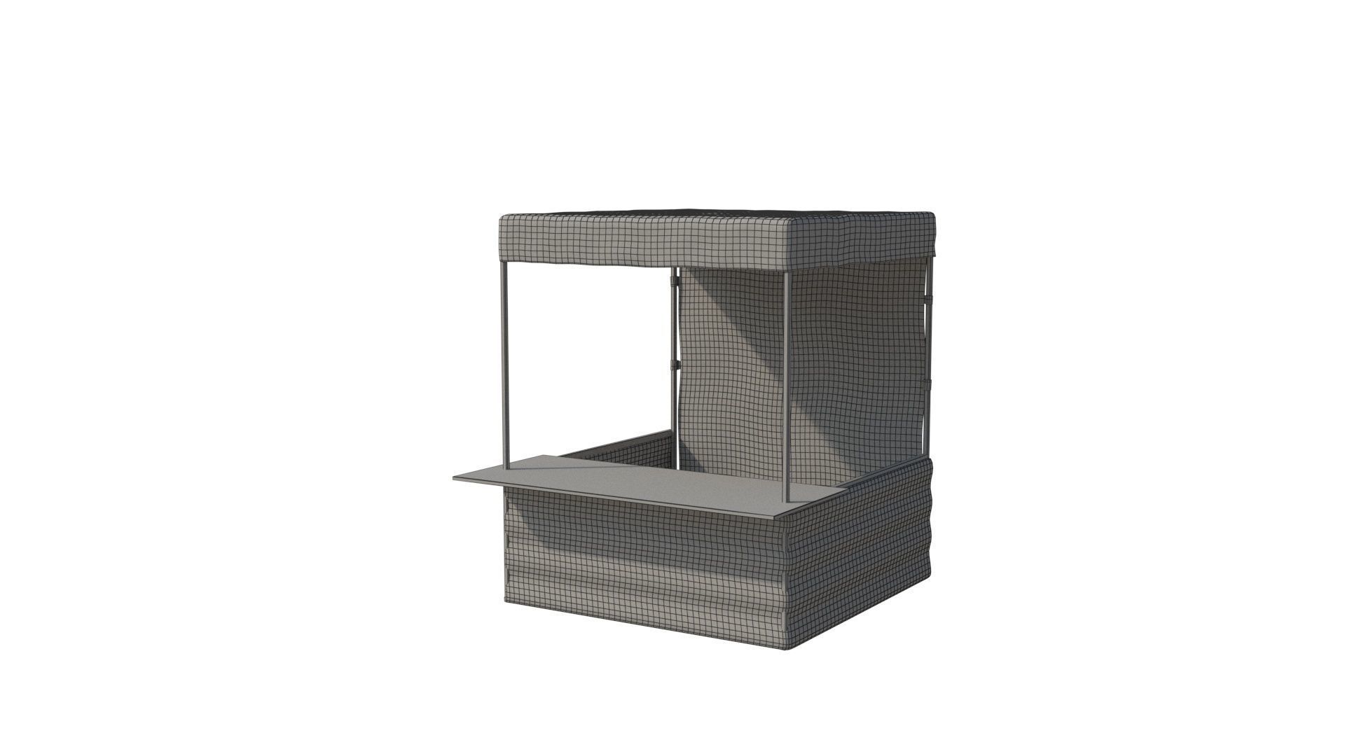 Marketing tent - box 2x2m 3D model_4