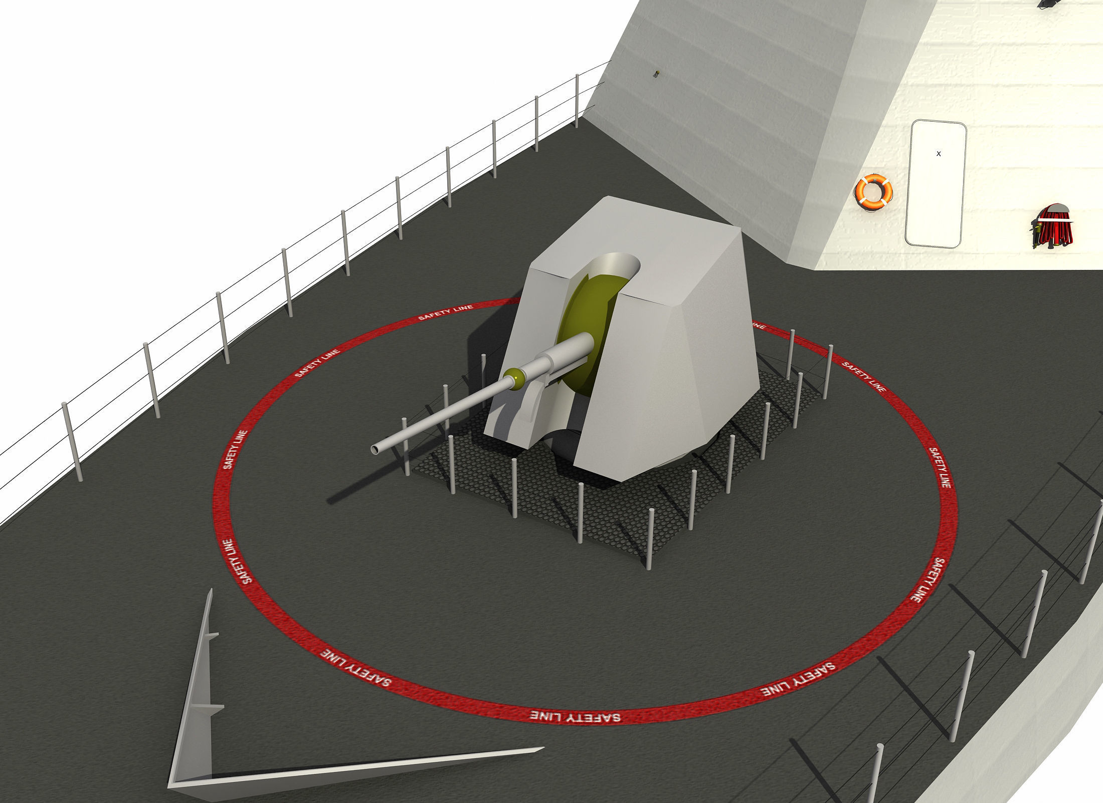 MILGEM CLASS CORVETTE TCG HEYBELIADA 3D model_3