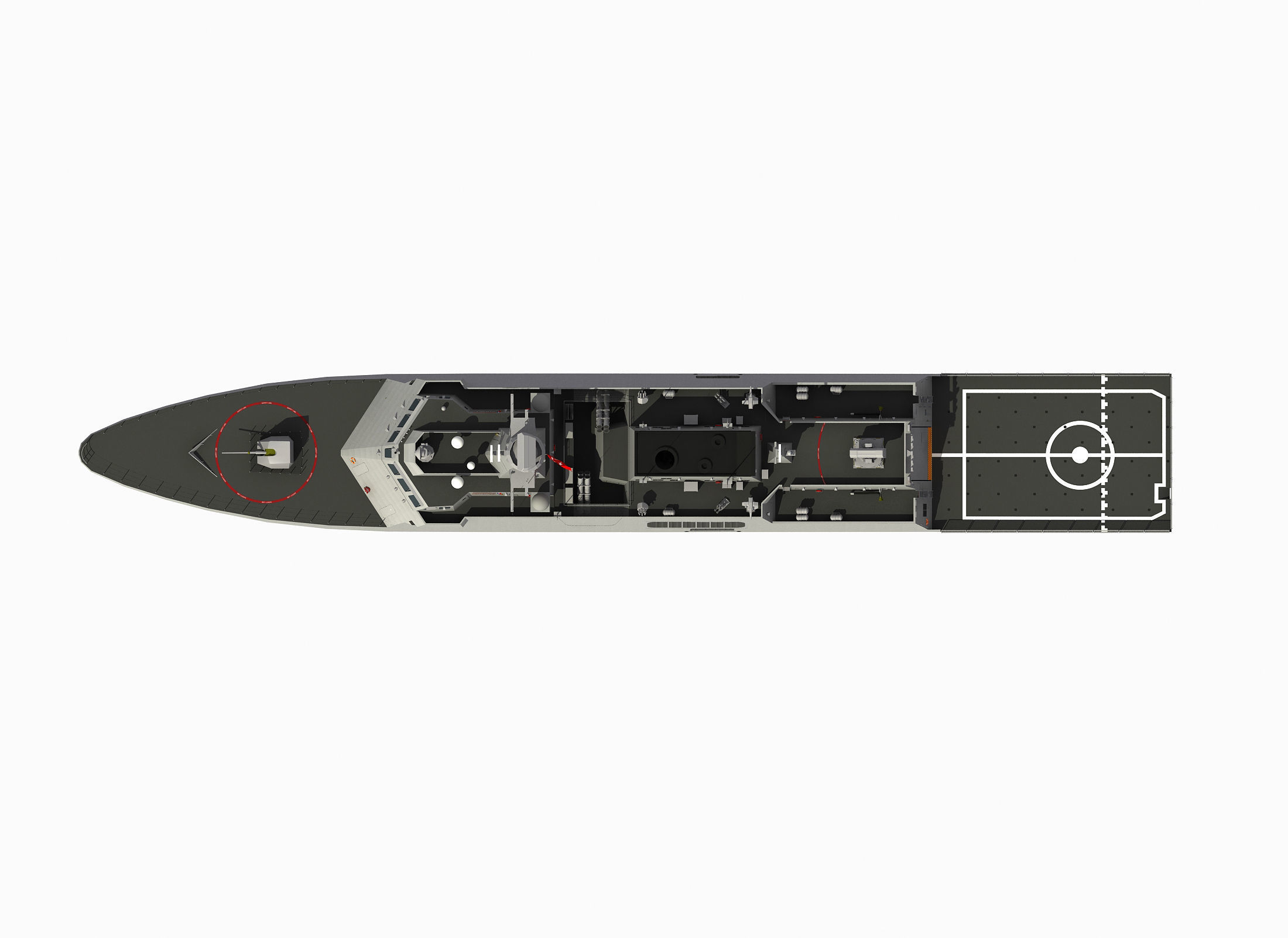 MILGEM CLASS CORVETTE TCG HEYBELIADA 3D model_36