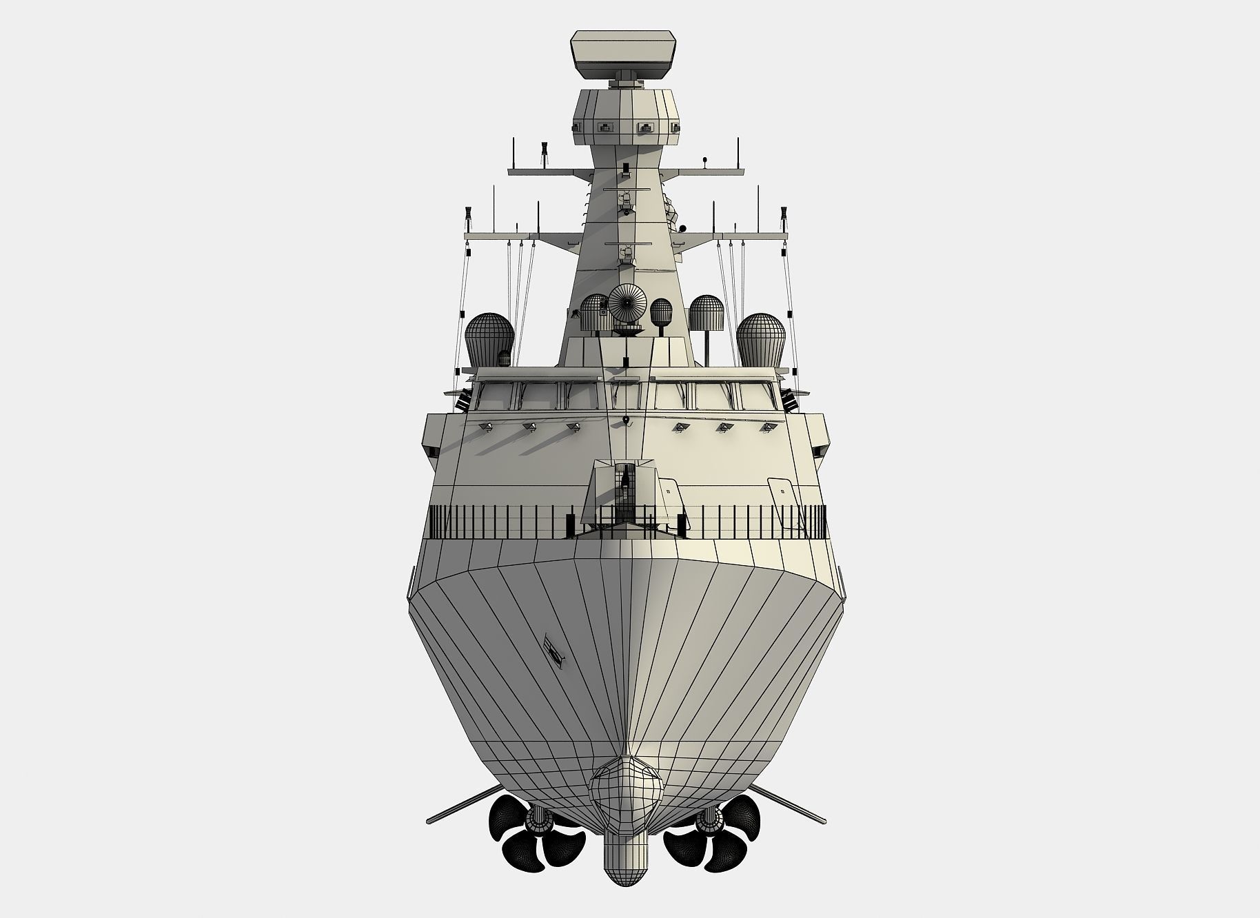MILGEM CLASS CORVETTE TCG HEYBELIADA 3D model_33