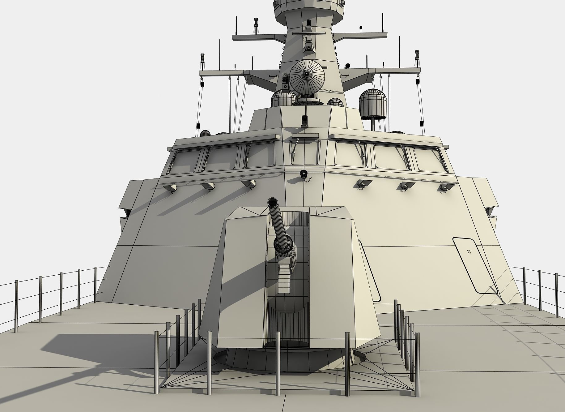 MILGEM CLASS CORVETTE TCG HEYBELIADA 3D model_27