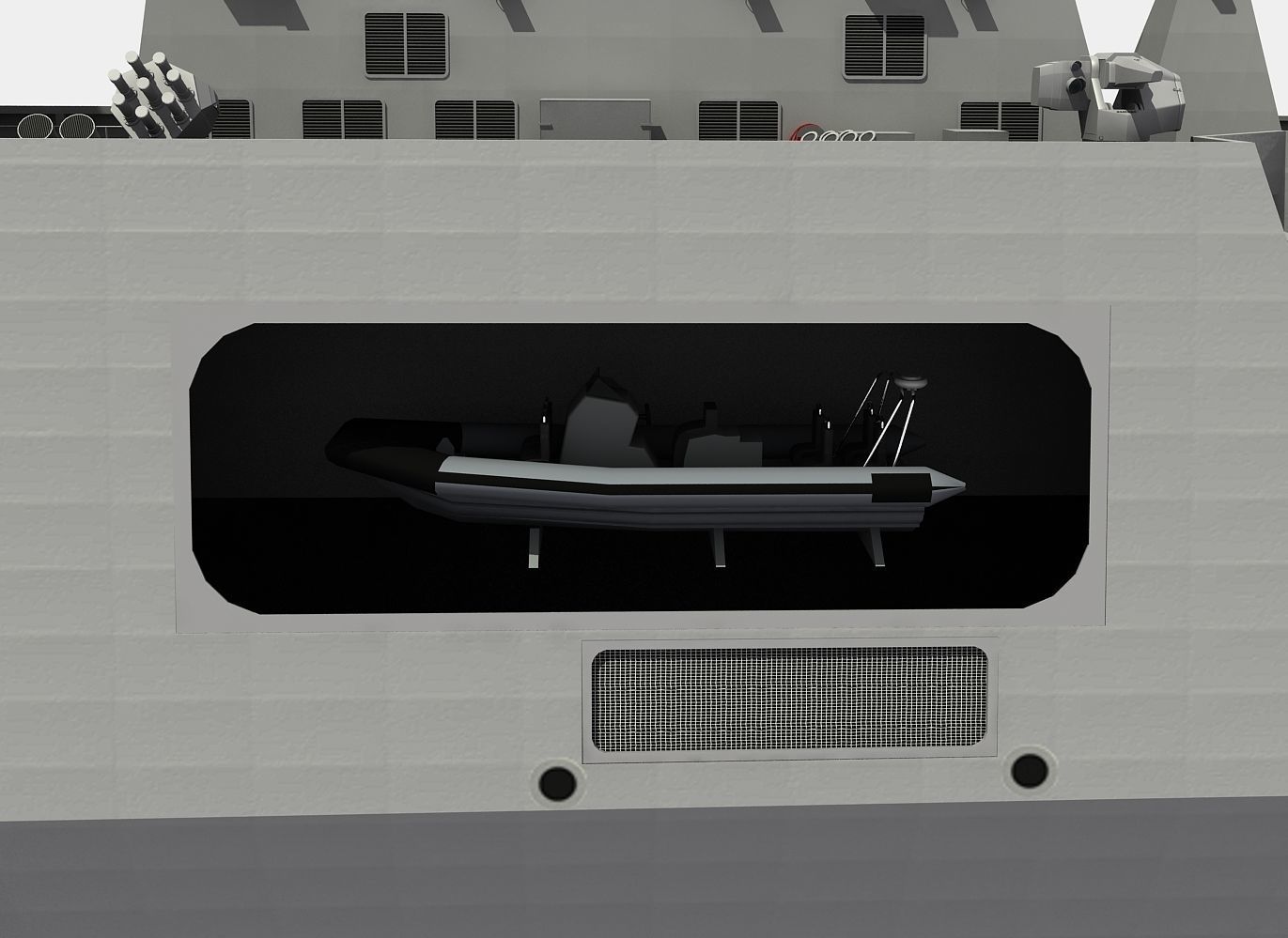 MILGEM CLASS CORVETTE TCG HEYBELIADA 3D model_15