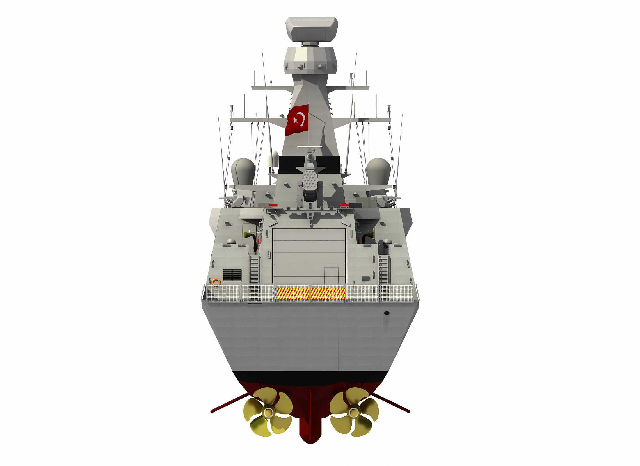 MILGEM CLASS CORVETTE TCG HEYBELIADA 3D model_10