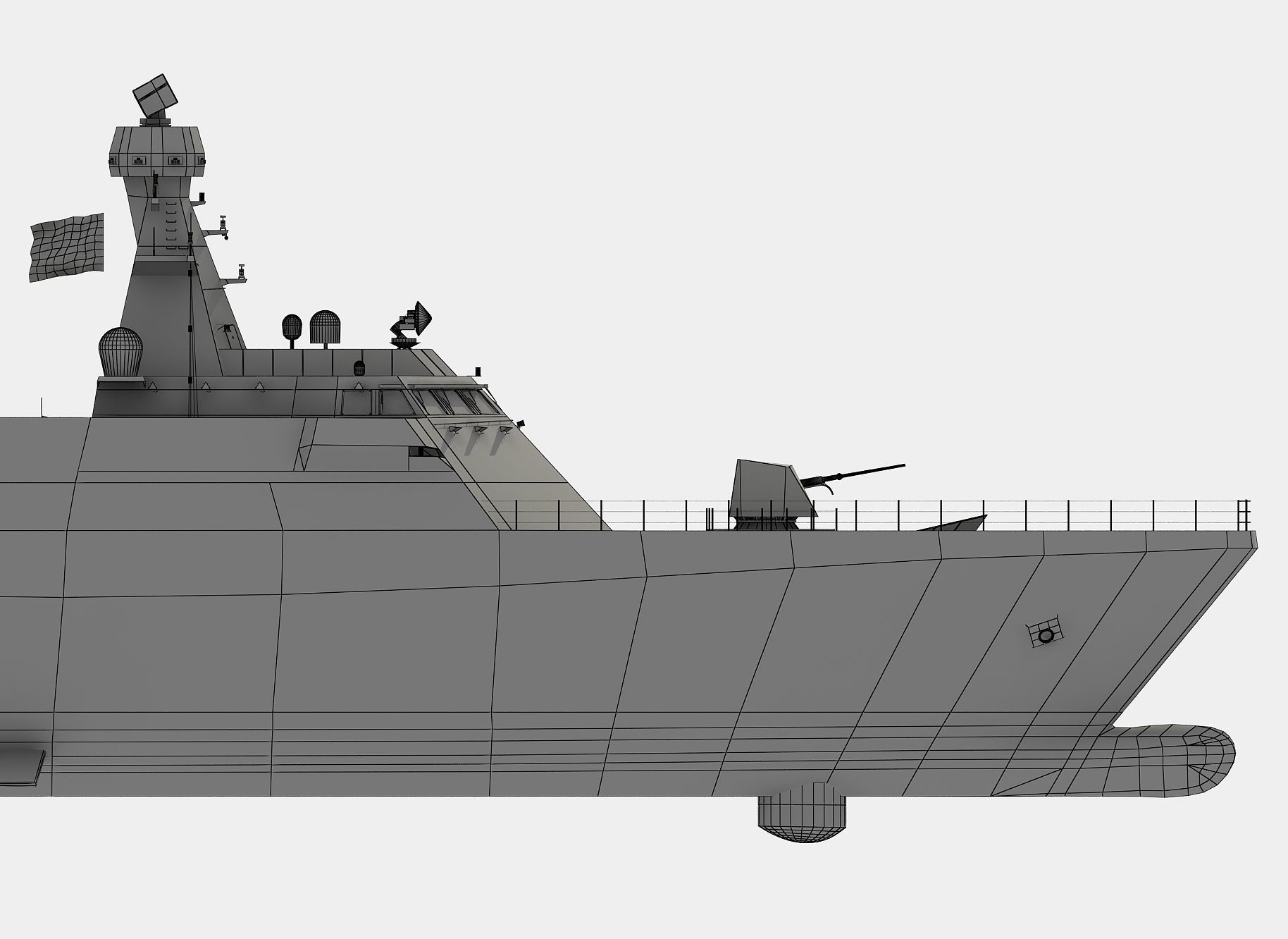 MILGEM CLASS CORVETTE TCG HEYBELIADA 3D model_32