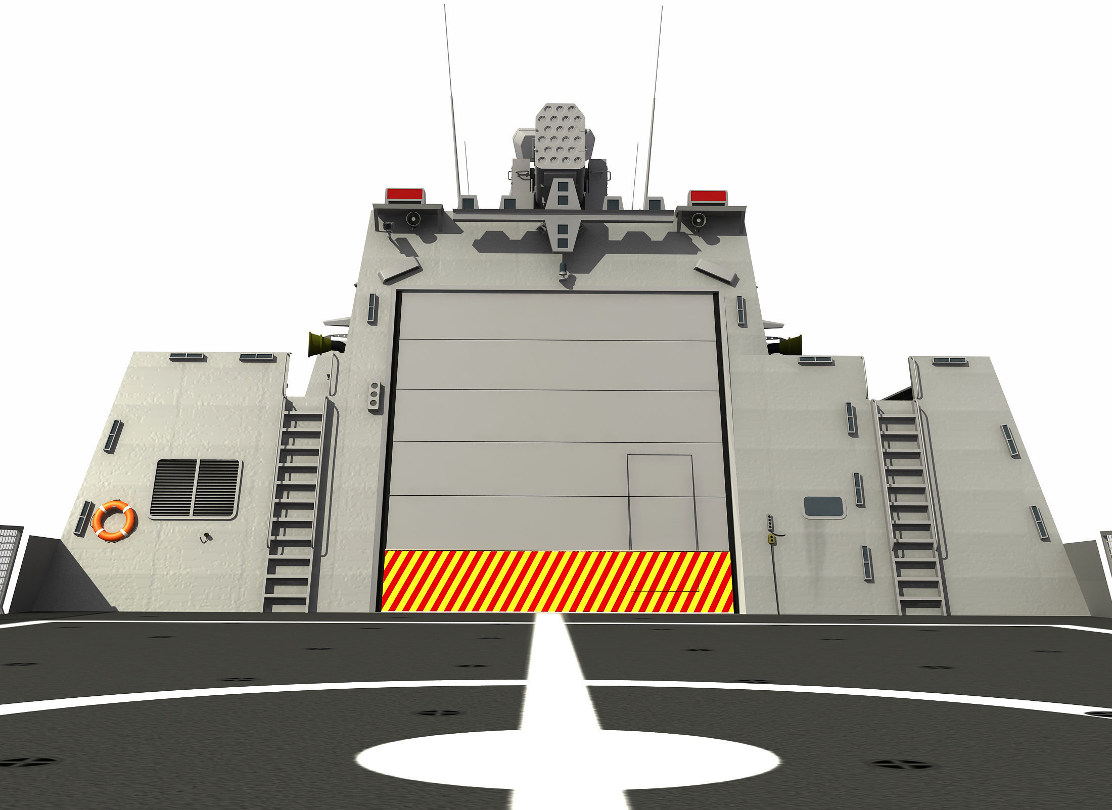 MILGEM CLASS CORVETTE TCG HEYBELIADA 3D model_22