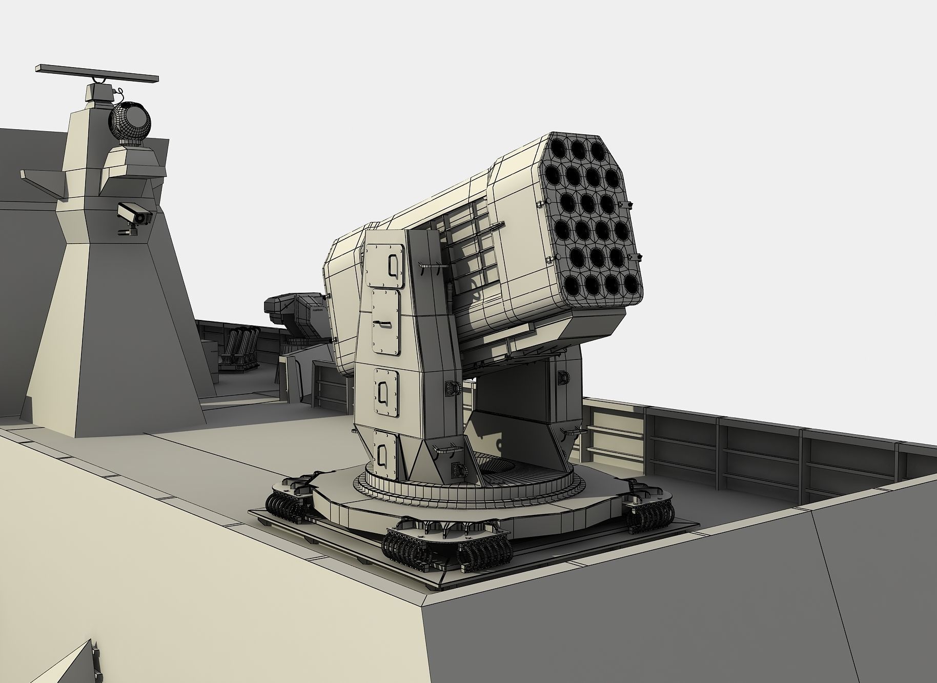 MILGEM CLASS CORVETTE TCG HEYBELIADA 3D model_25