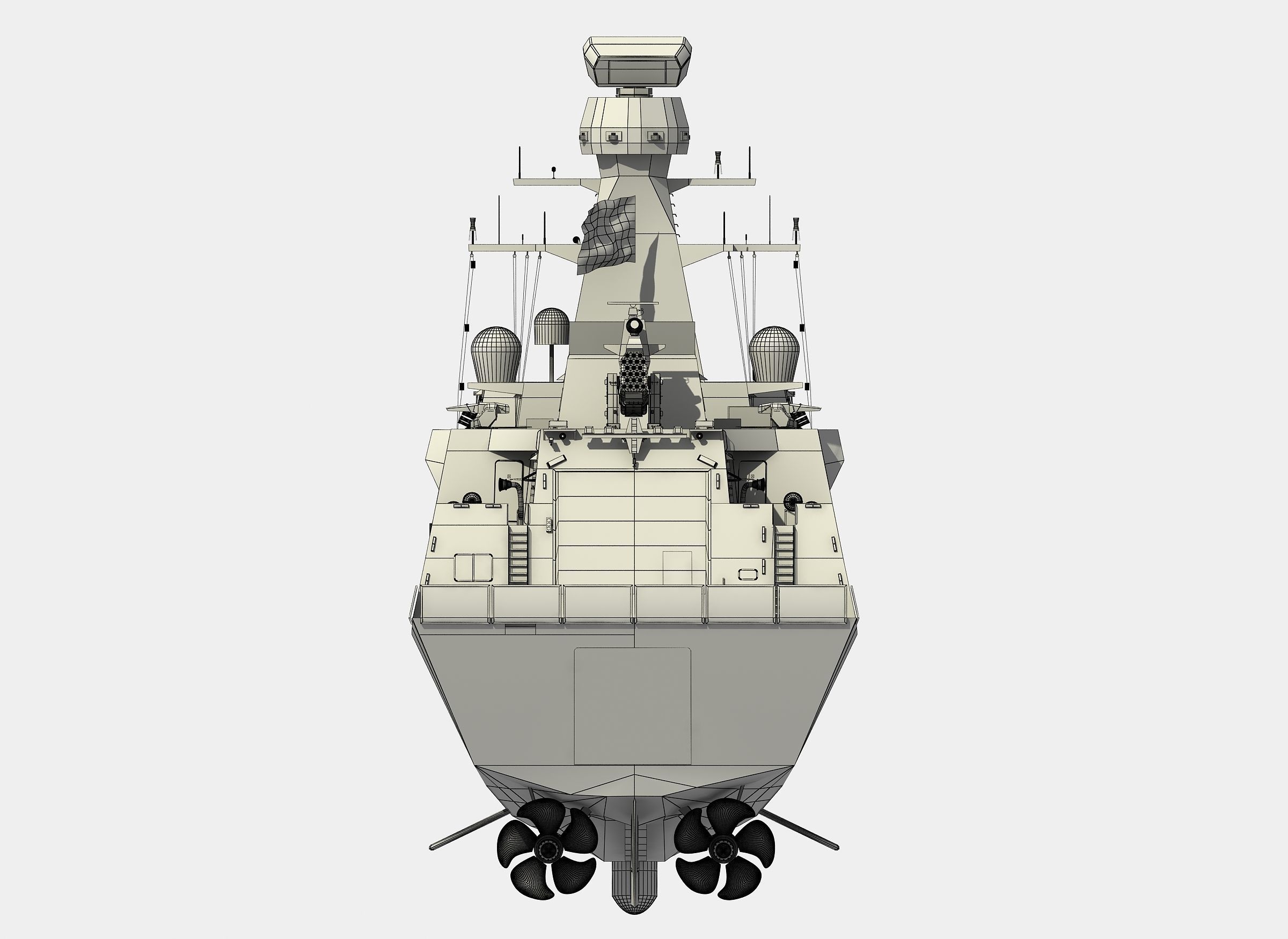 MILGEM CLASS CORVETTE TCG HEYBELIADA 3D model_34