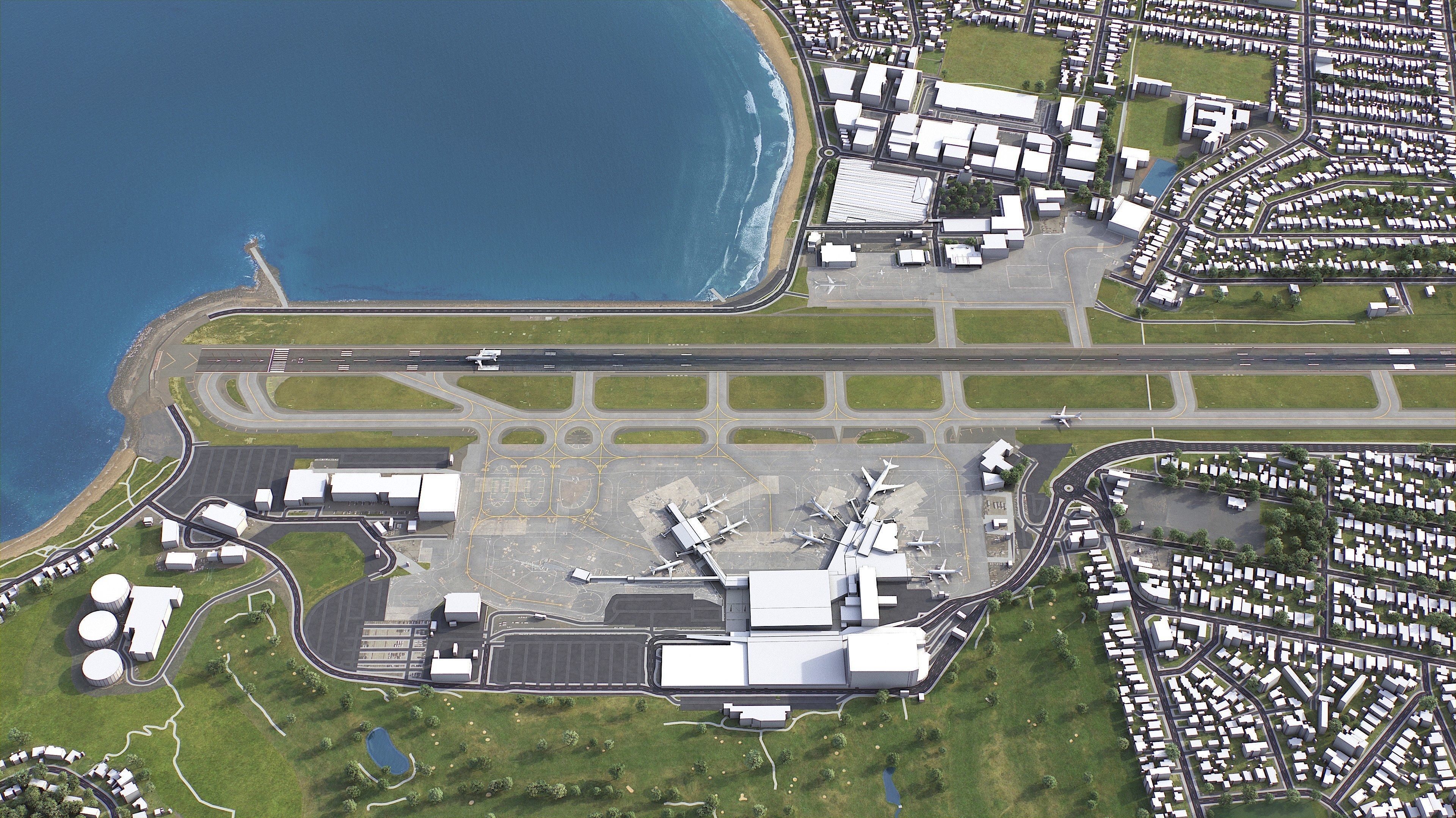 Wellington - 3D City Model Low-poly 3D model_22