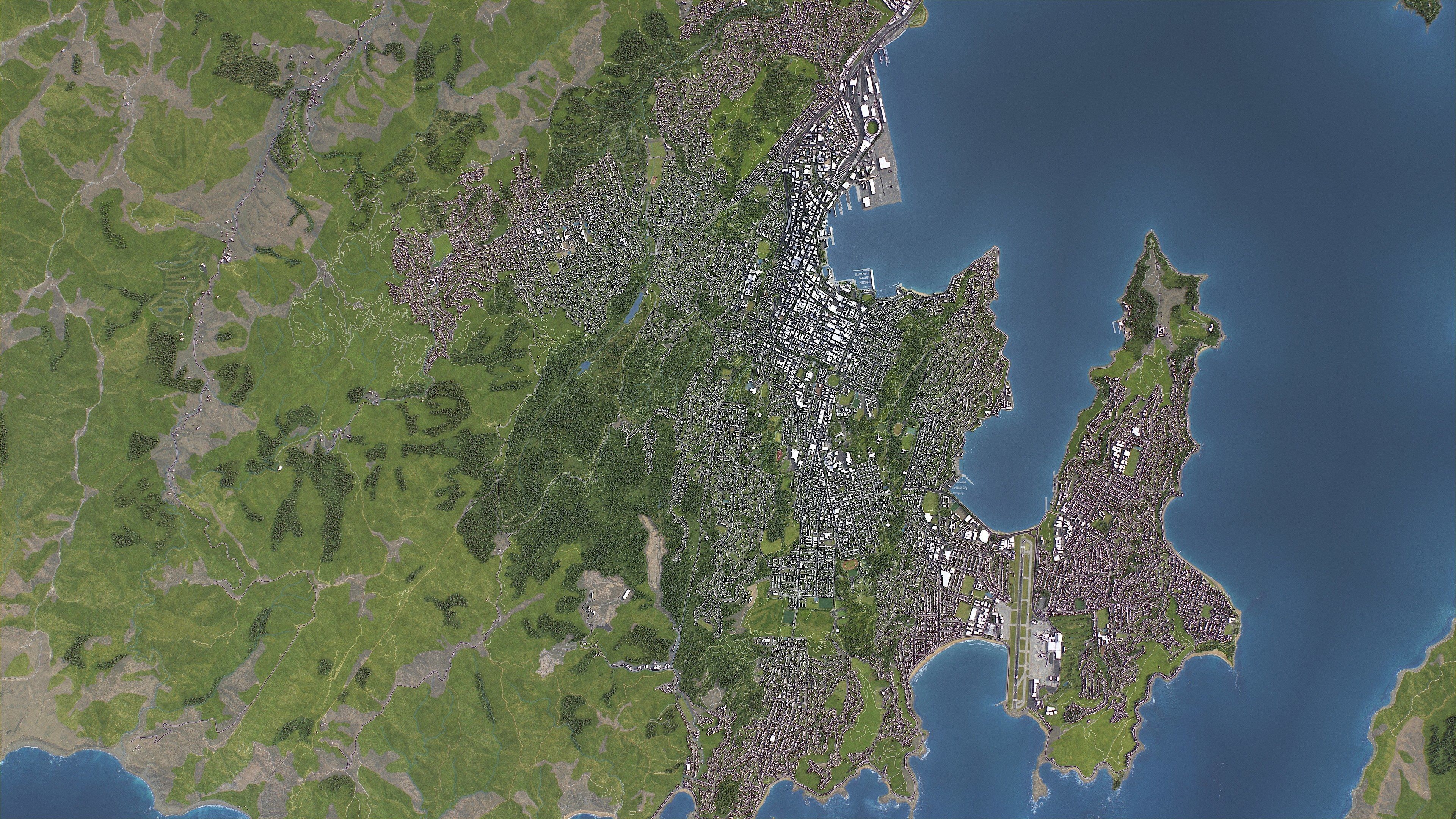 Wellington - 3D City Model Low-poly 3D model_18