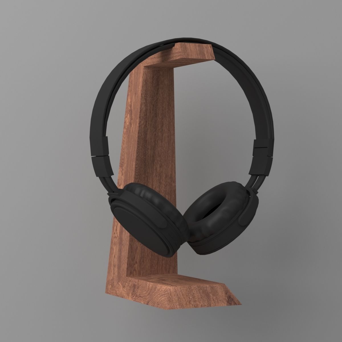 Headphone and Stand 3D Model 3D model_2