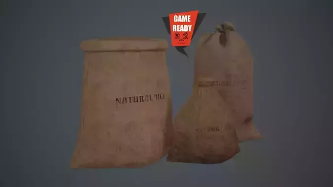 SACKS OLD Game Ready Lowpoly