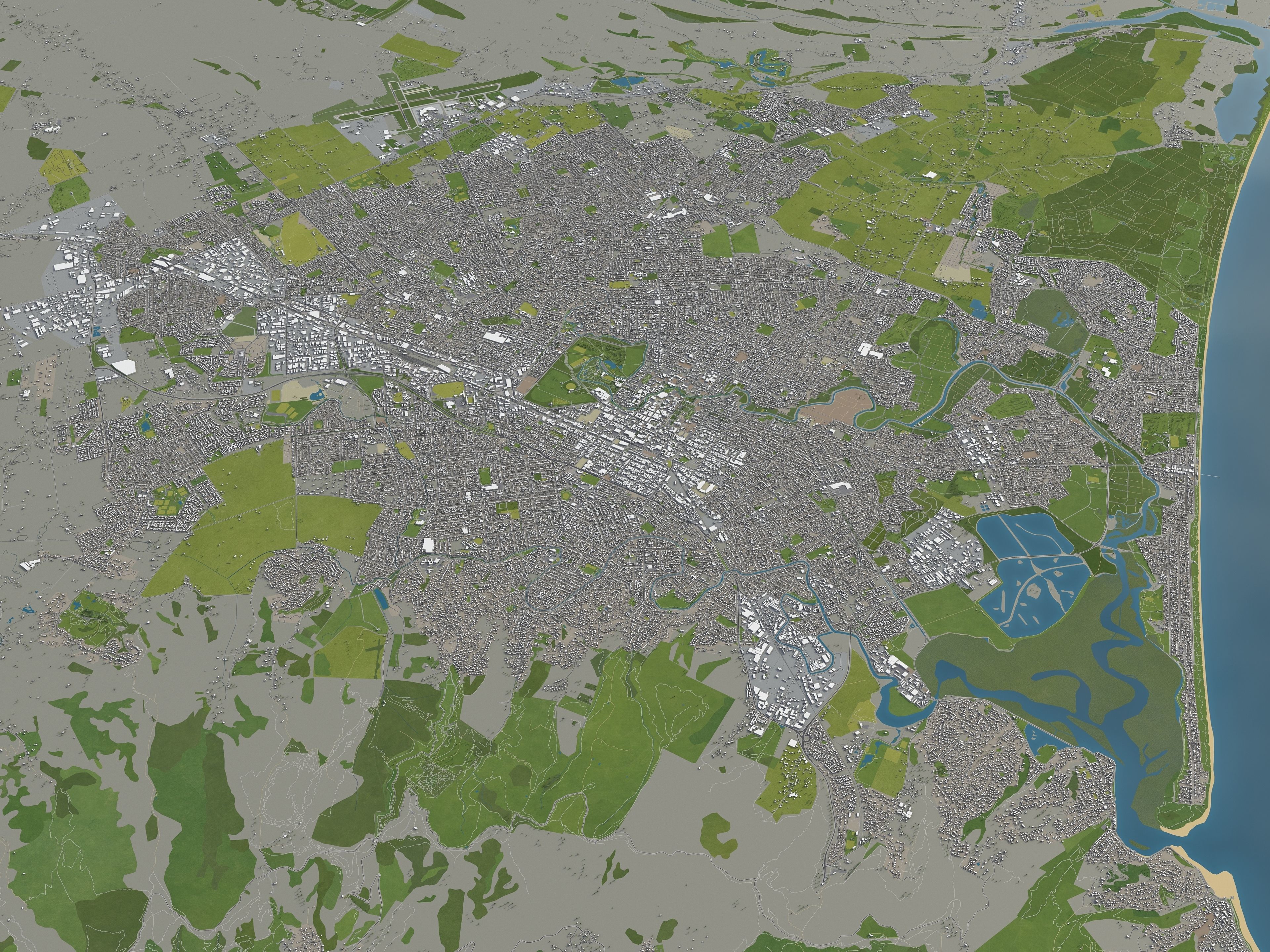 TOP 3 New Zealand Cities MEGAPACK 3D Model Collection_29