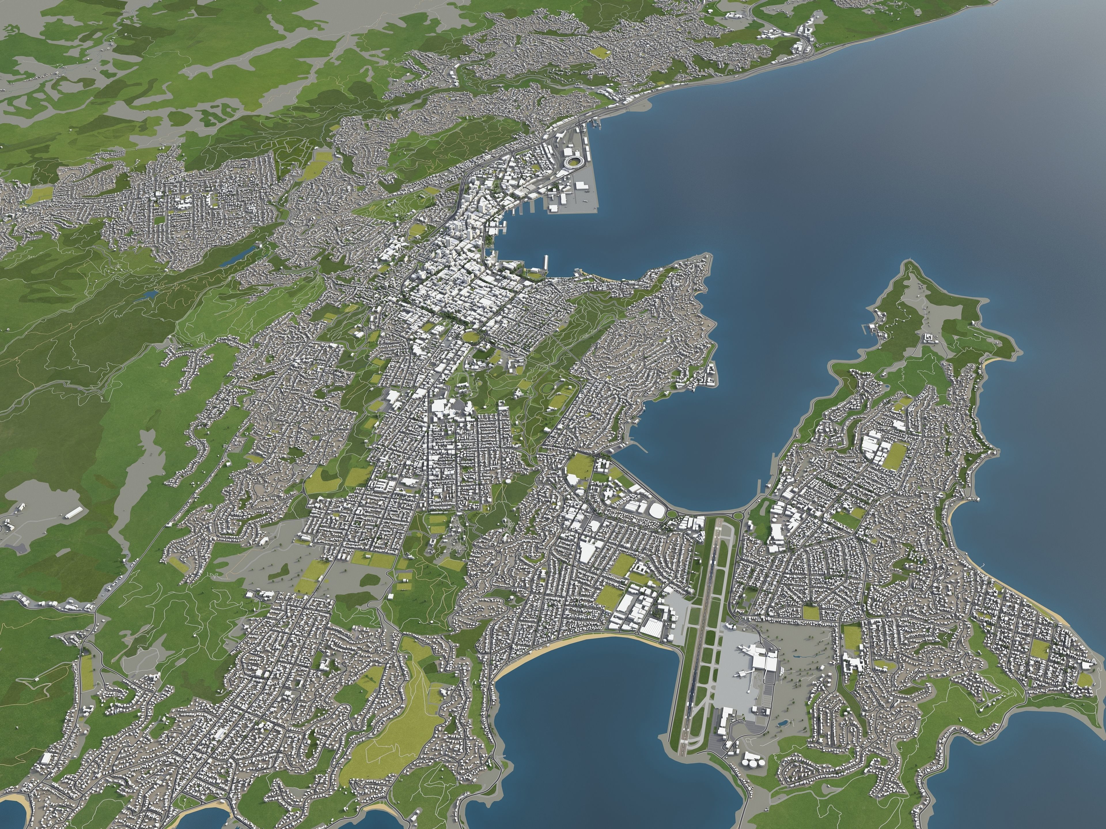 TOP 3 New Zealand Cities MEGAPACK 3D Model Collection_21