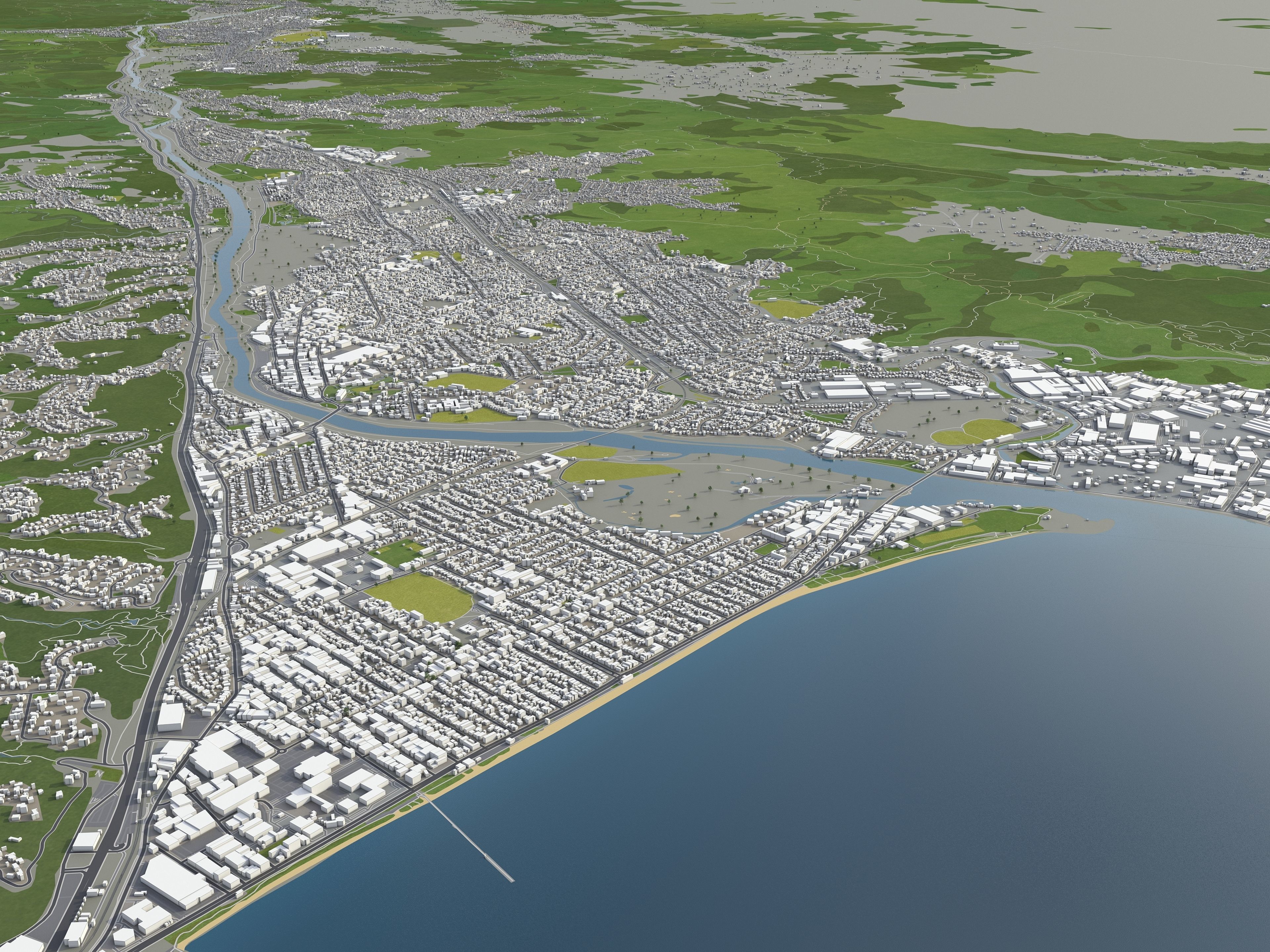 TOP 3 New Zealand Cities MEGAPACK 3D Model Collection_33