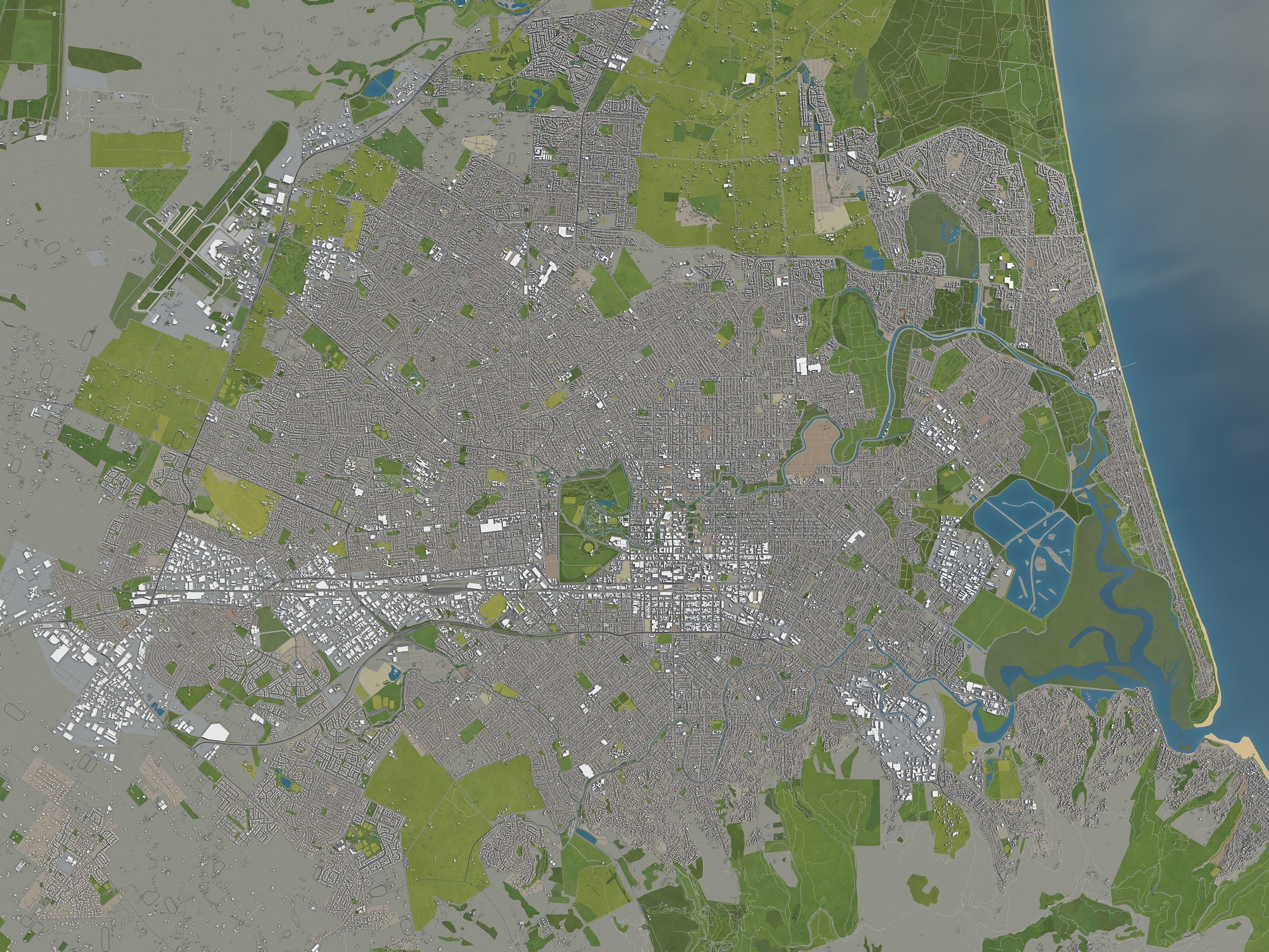 TOP 3 New Zealand Cities MEGAPACK 3D Model Collection_39