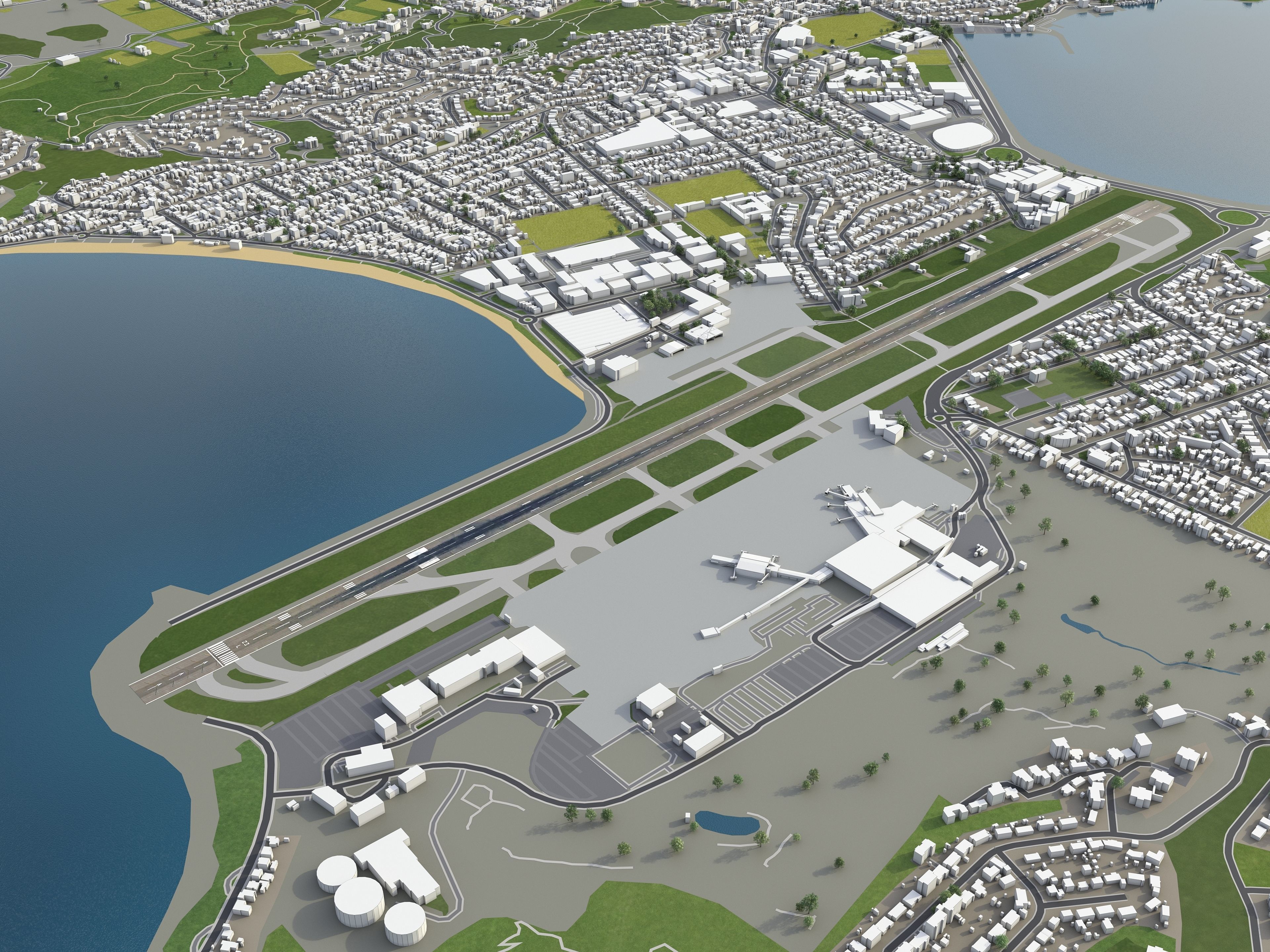 TOP 3 New Zealand Cities MEGAPACK 3D Model Collection_37