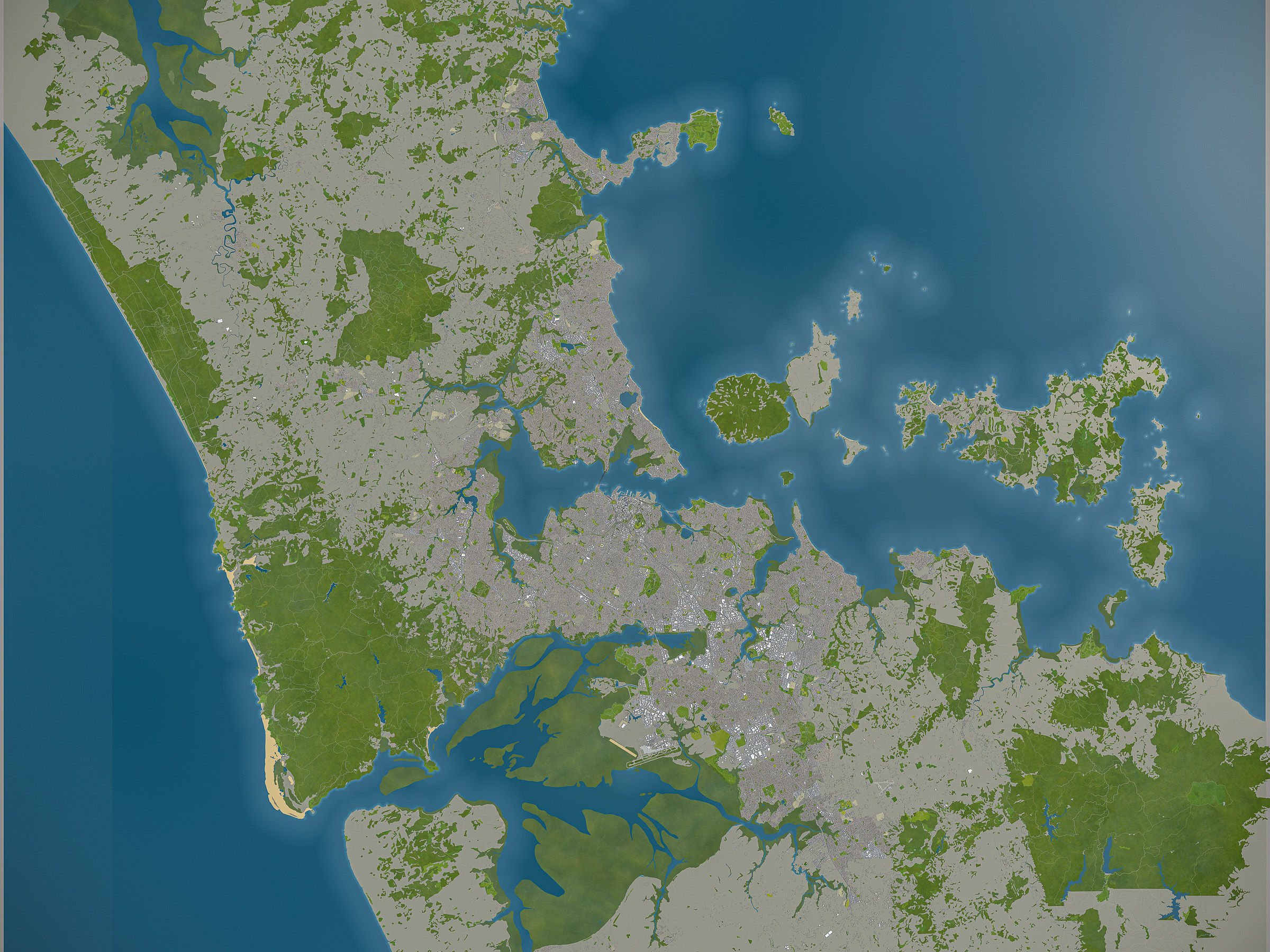 TOP 3 New Zealand Cities MEGAPACK 3D Model Collection_5