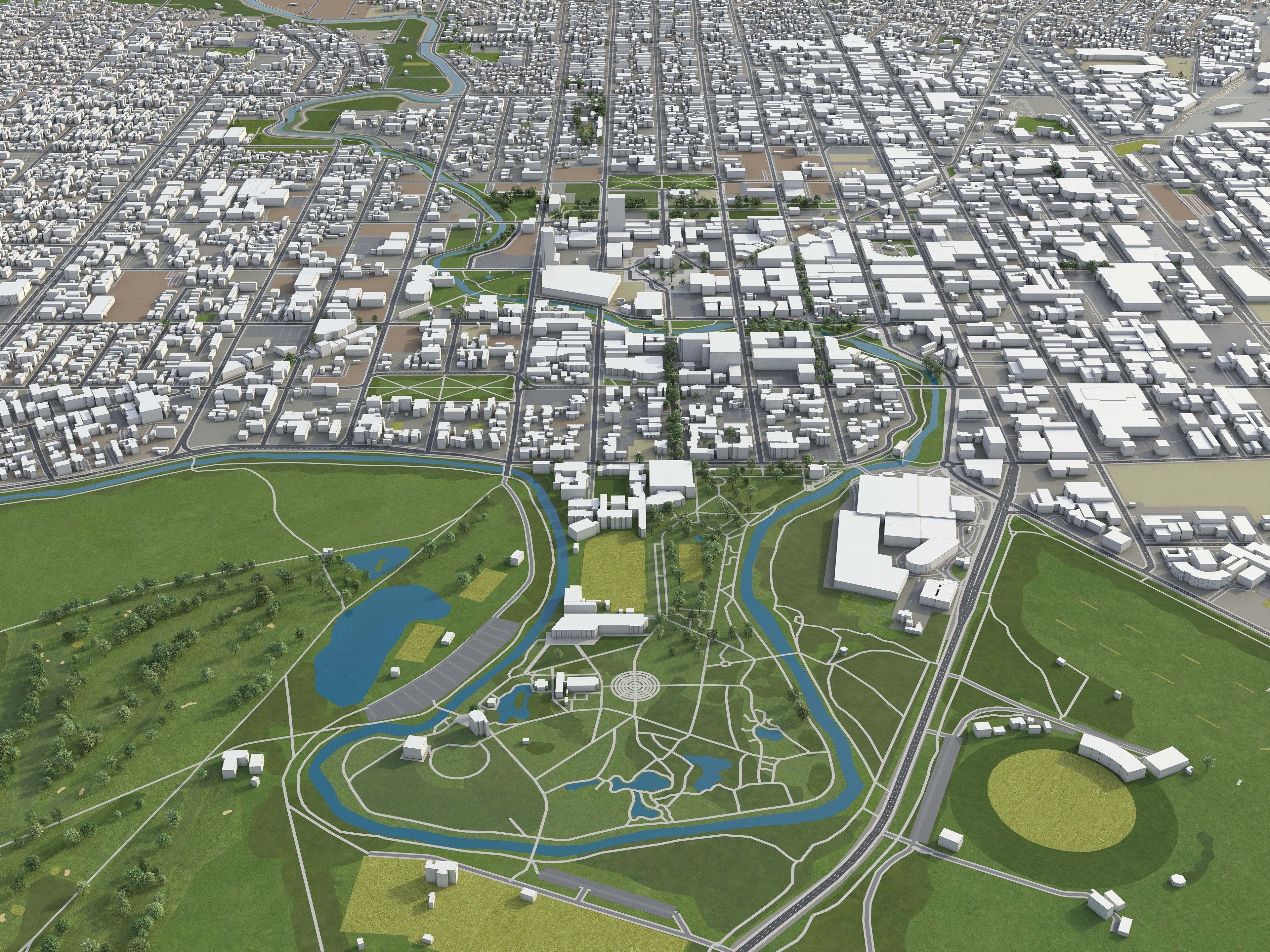 TOP 3 New Zealand Cities MEGAPACK 3D Model Collection_27