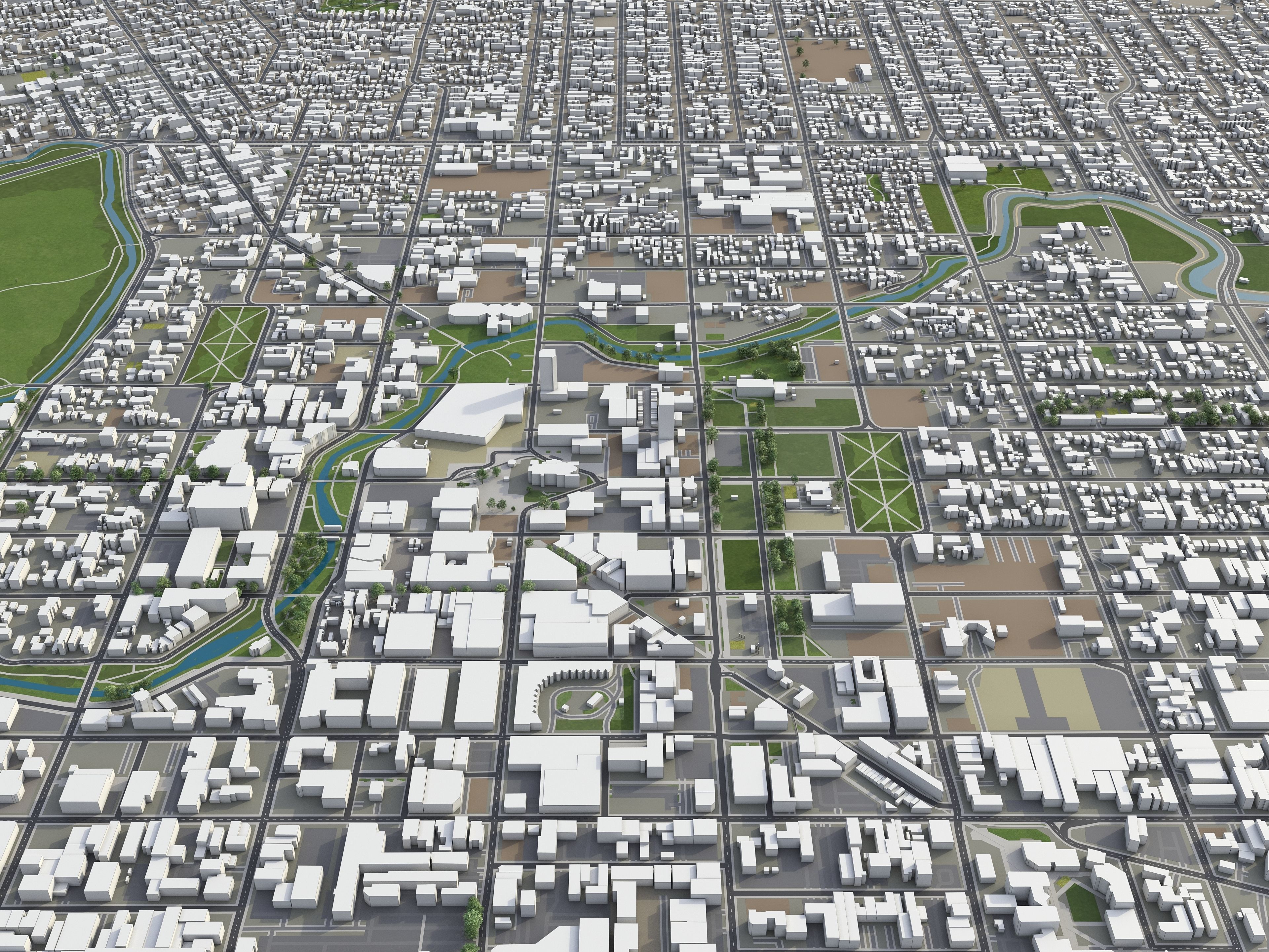 TOP 3 New Zealand Cities MEGAPACK 3D Model Collection_16