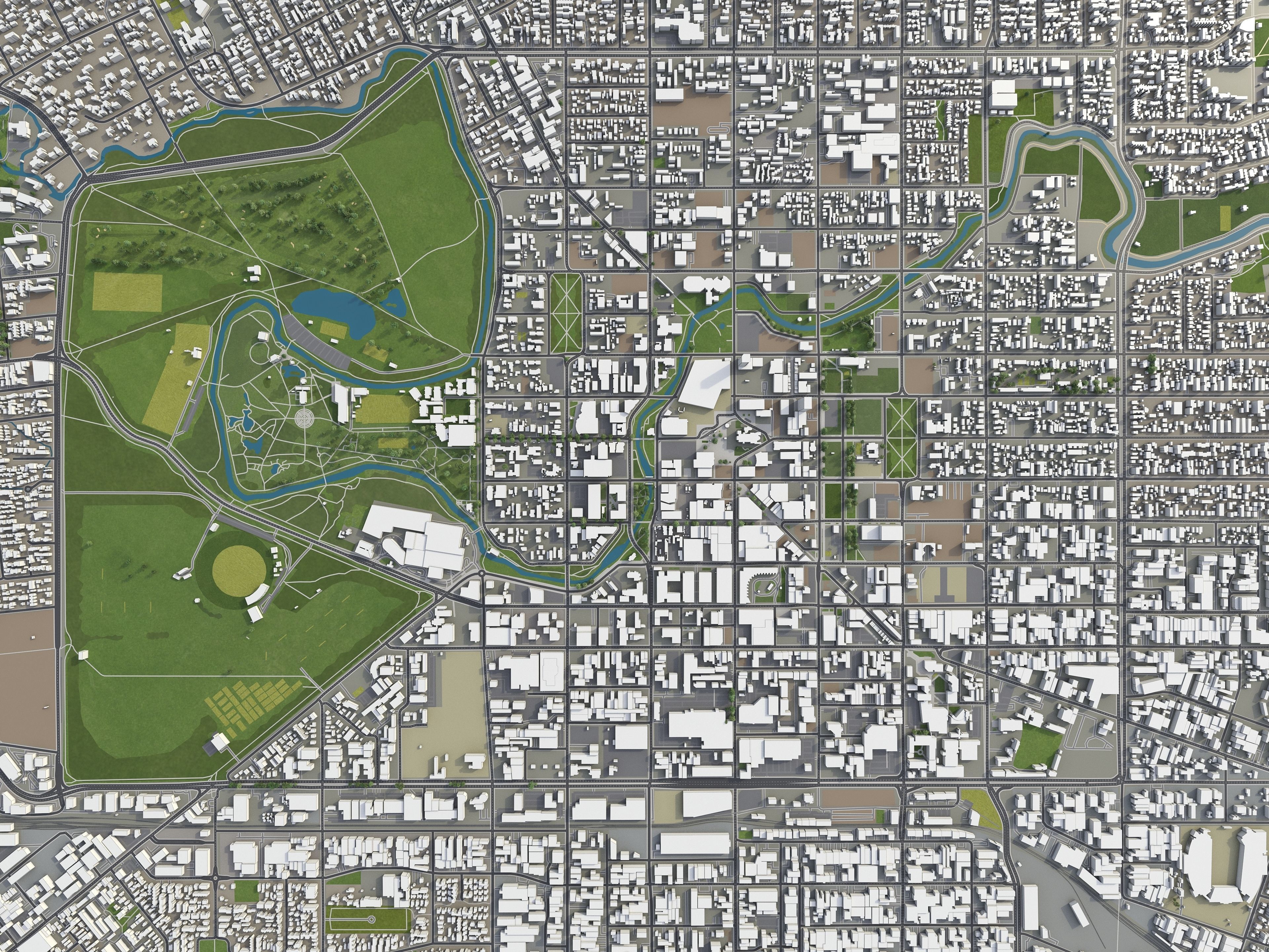 TOP 3 New Zealand Cities MEGAPACK 3D Model Collection_19