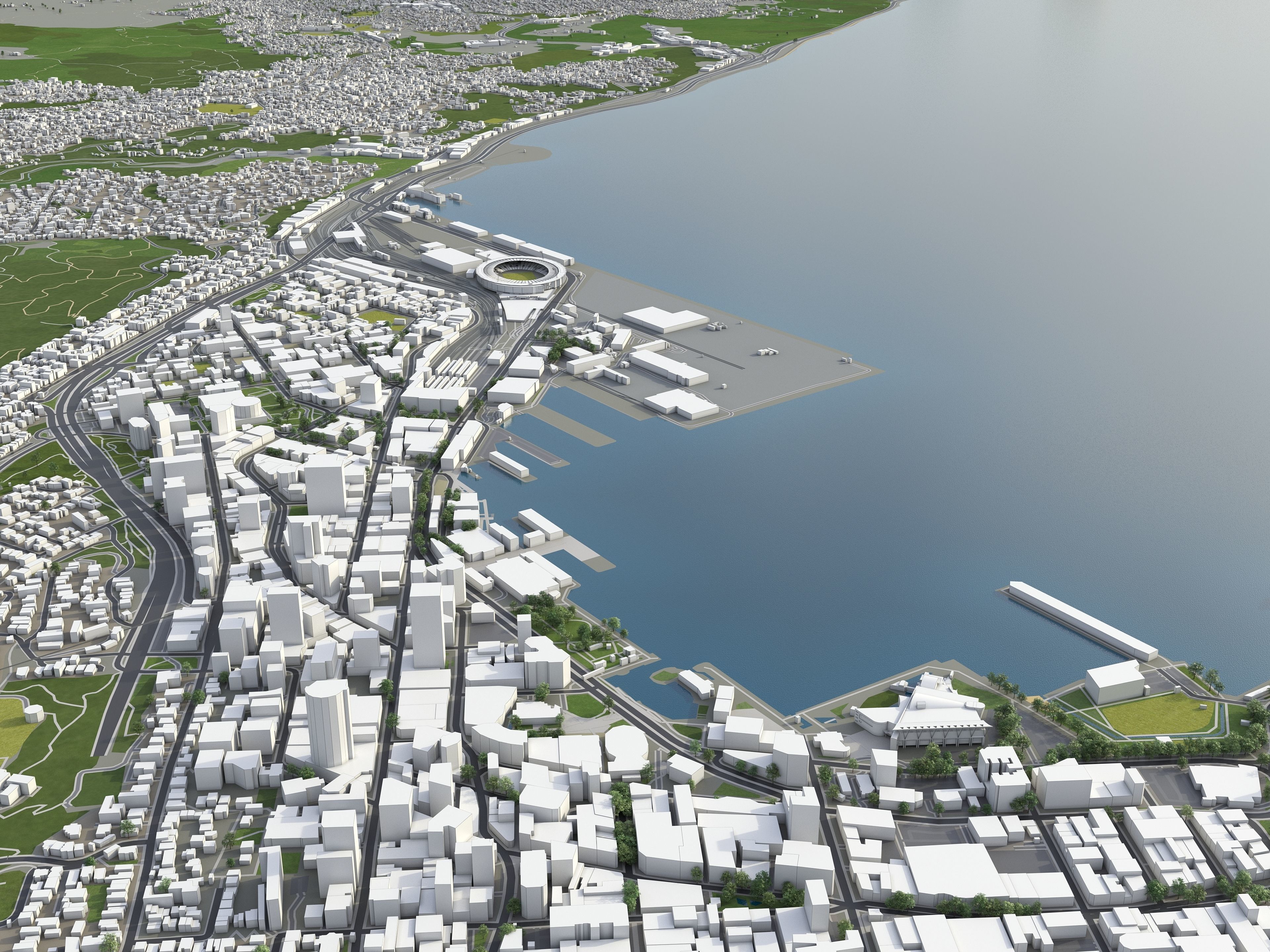 TOP 3 New Zealand Cities MEGAPACK 3D Model Collection_35