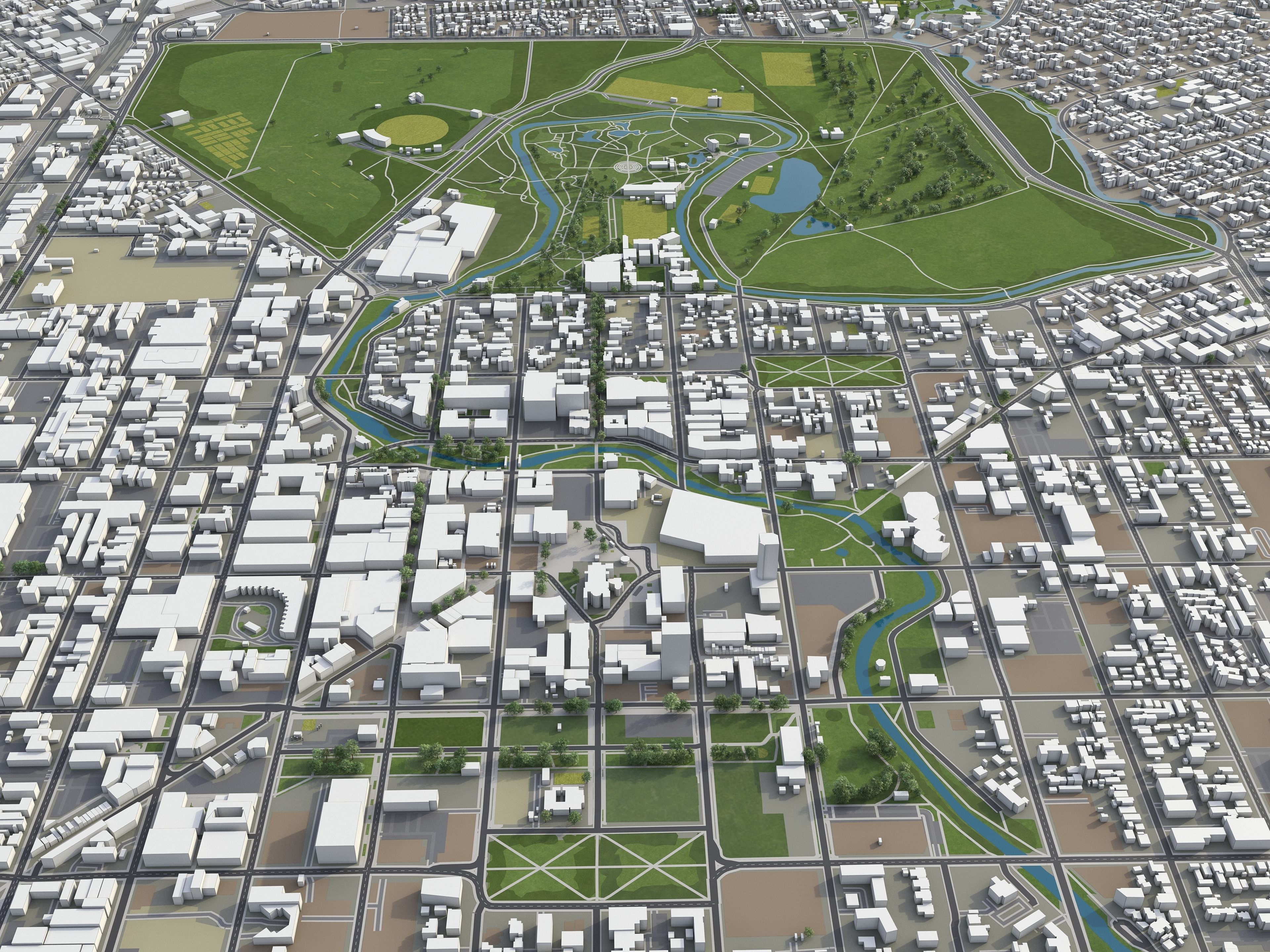 TOP 3 New Zealand Cities MEGAPACK 3D Model Collection_14