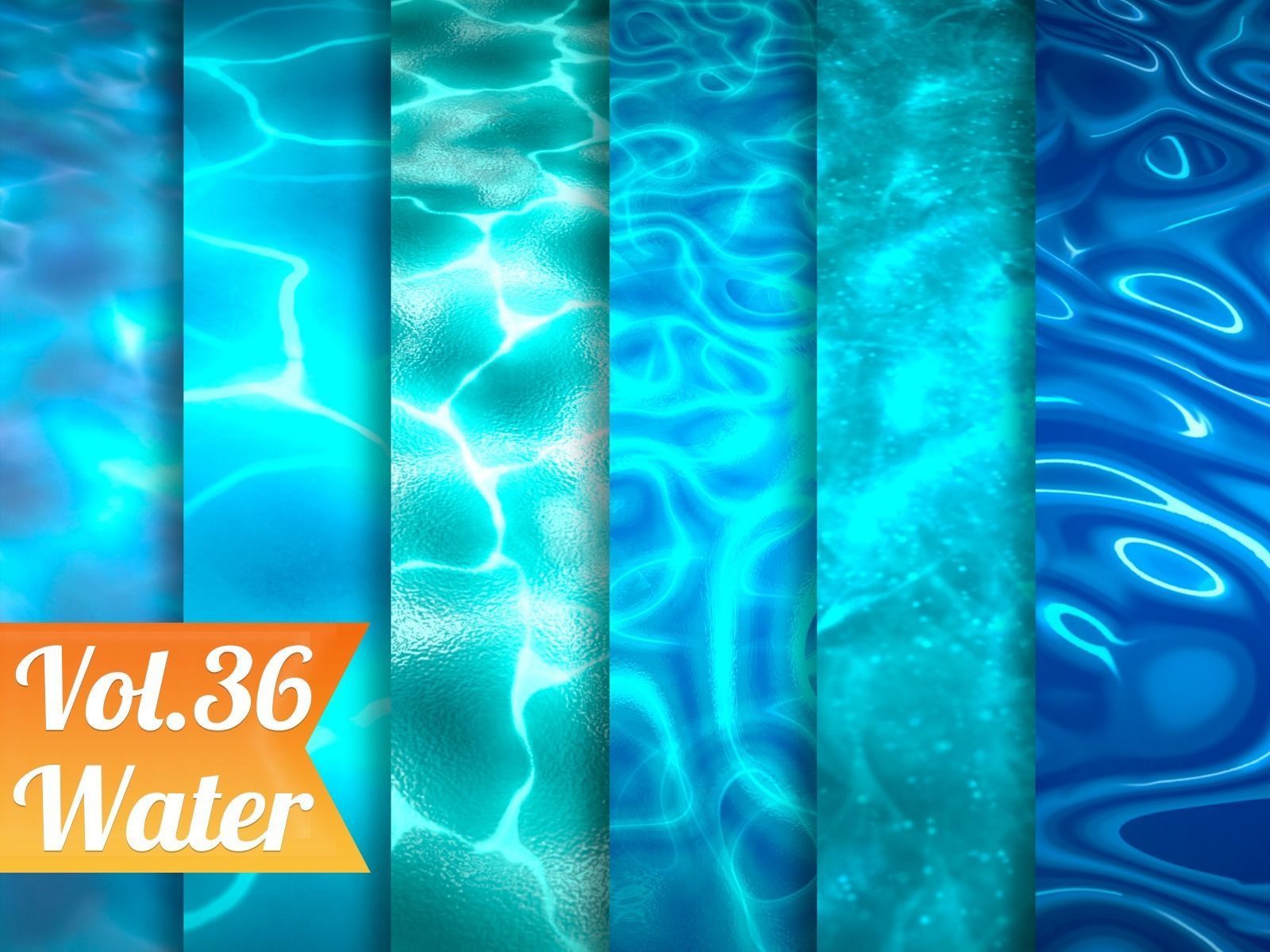Stylized Water Vol 36 - Hand Painted Textures Texture_8