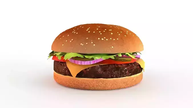Burger hamburger 3D model